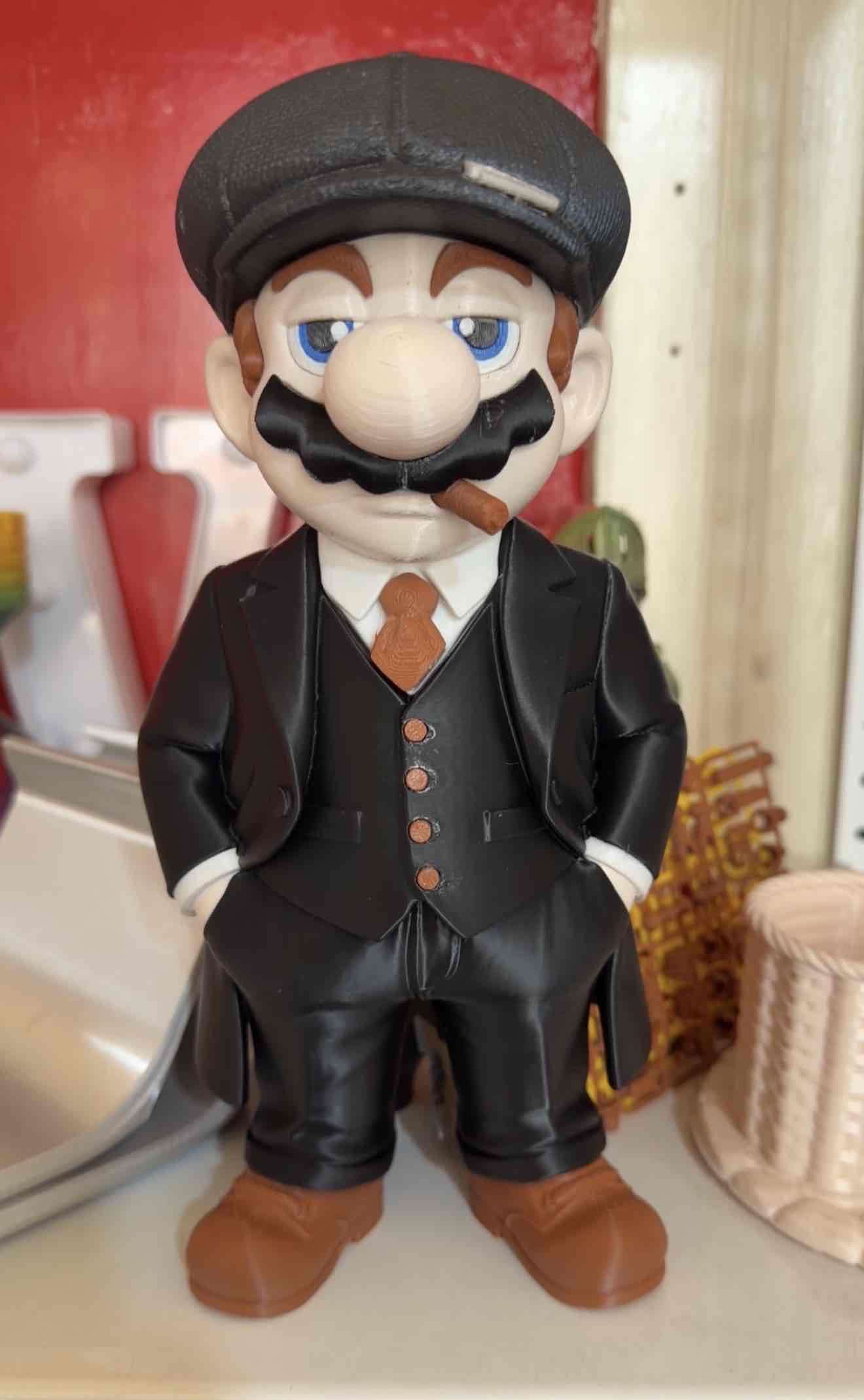 Figura estilo gánster Mario Shelby - miniatura 1