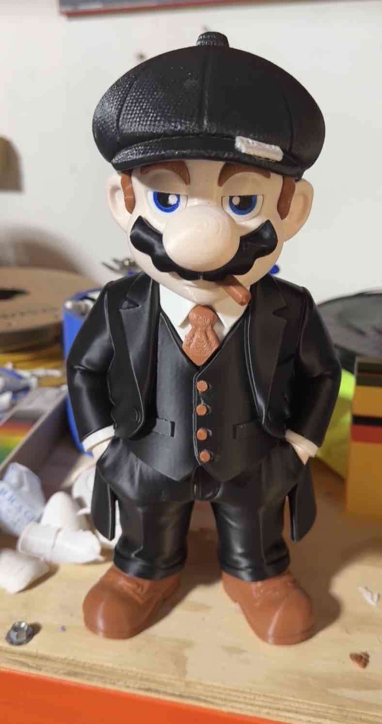 Figura estilo gánster Mario Shelby - miniatura 2