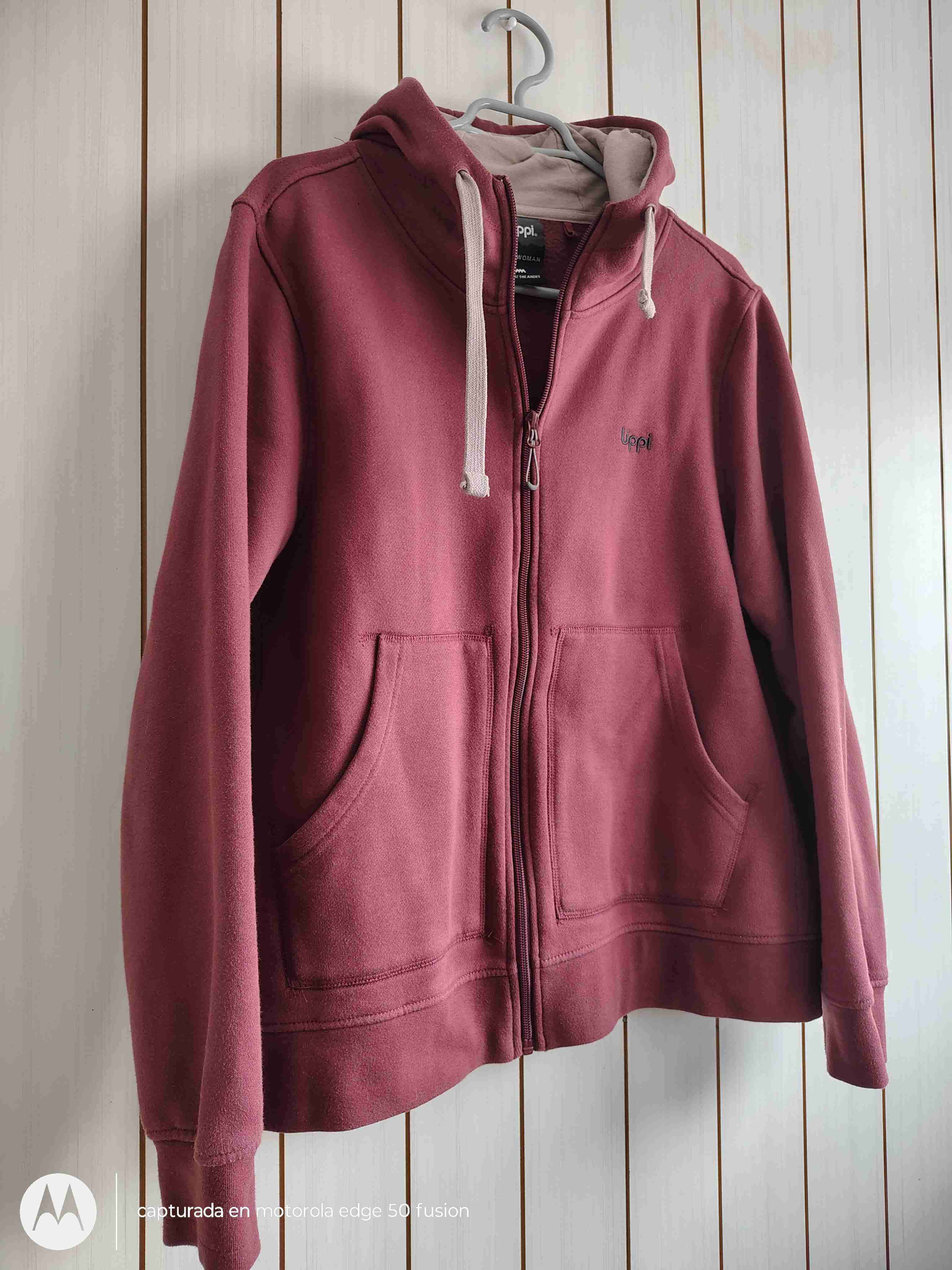 Polerón burdeos con capucha Upp! - miniatura 4
