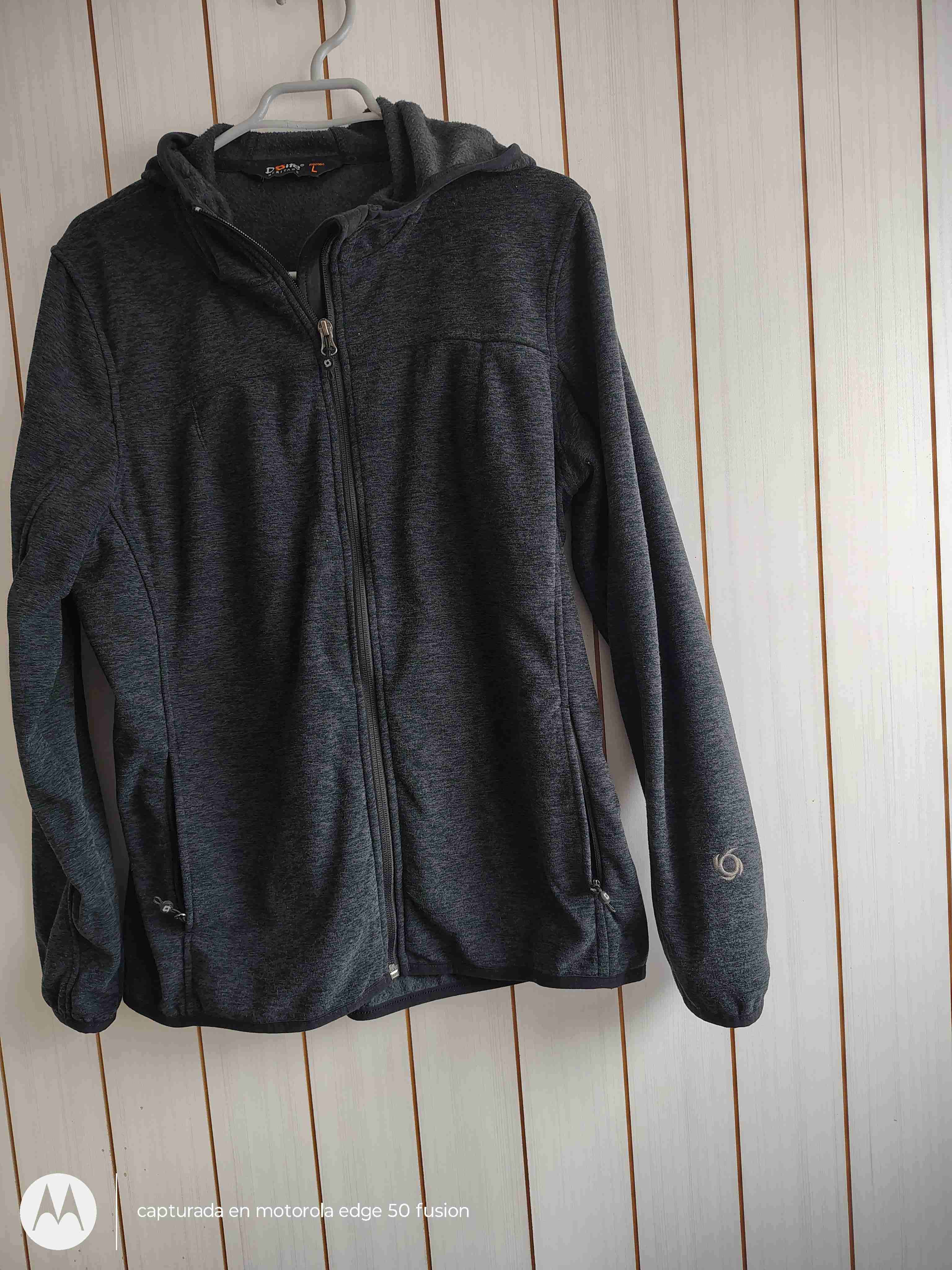 Polerón gris mujer Doite - miniatura 3