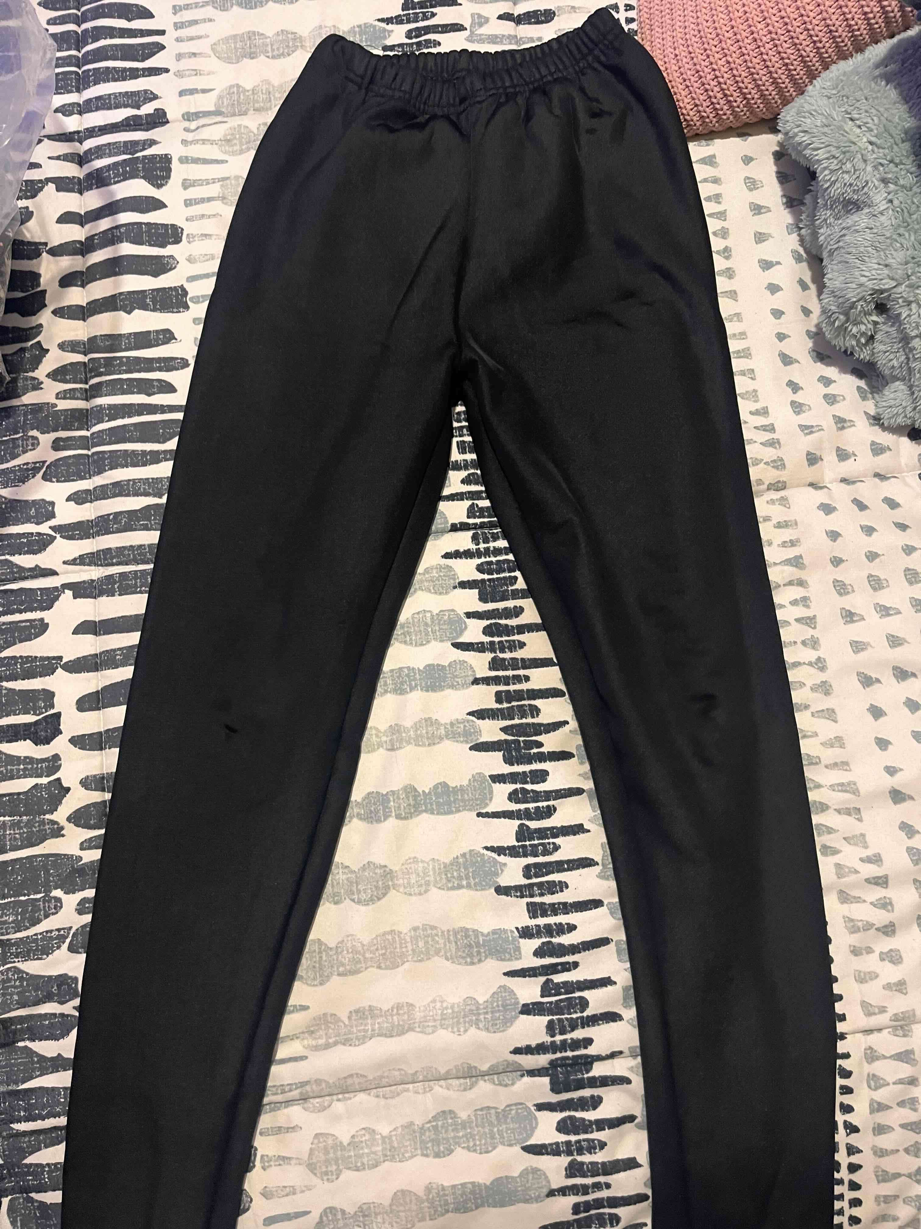 Leggings negros térmicos de niña - 2