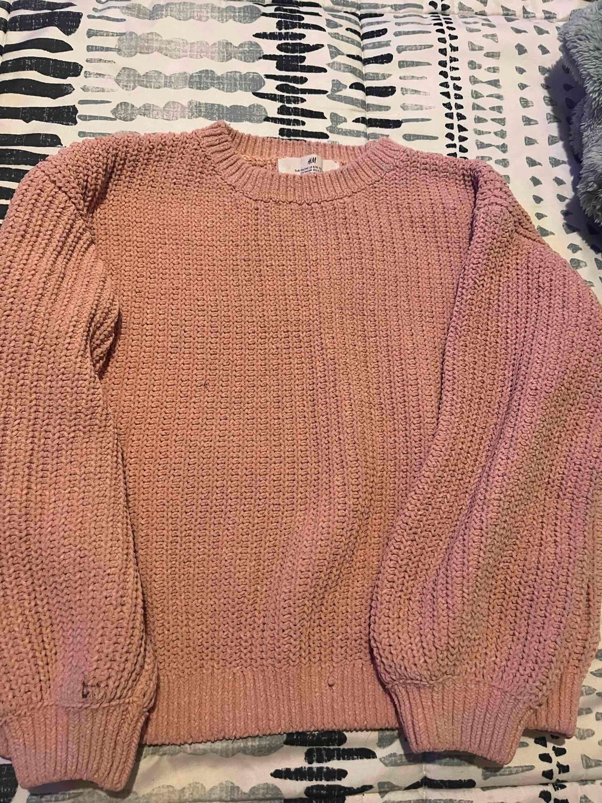 Suéter de punto rosado - miniatura 2