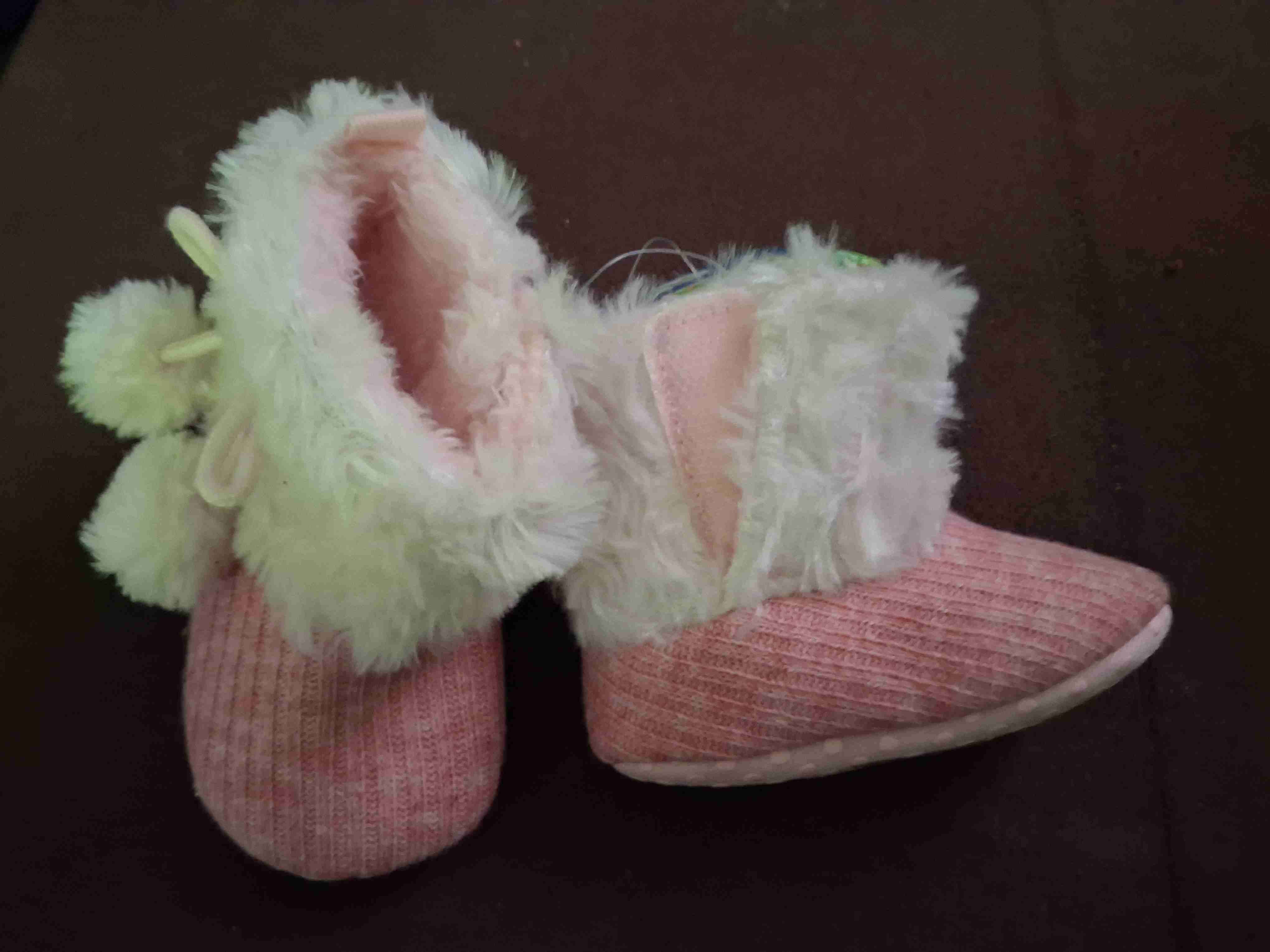 Botitas de bebé rosadas número 19 - 3