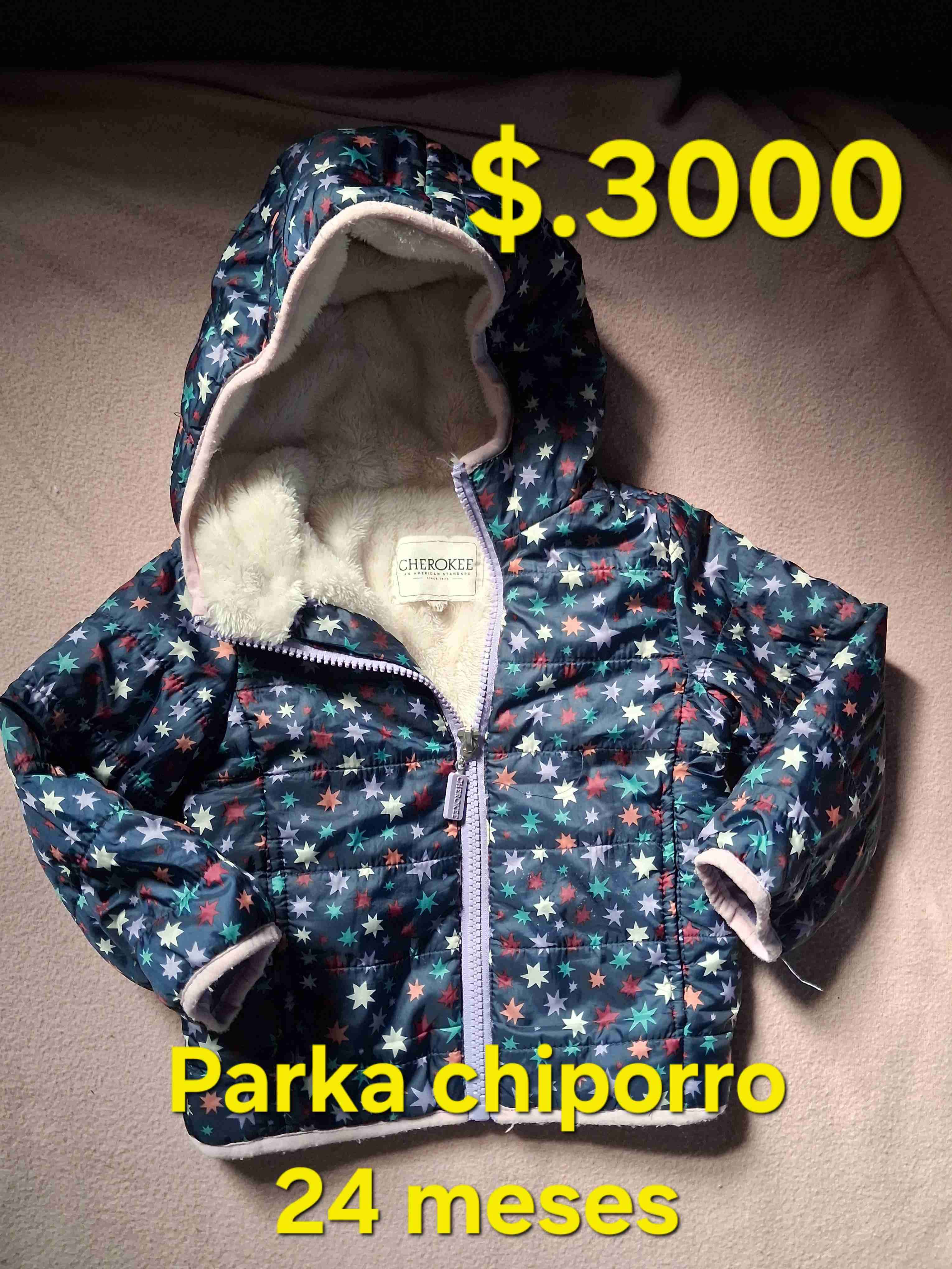 Parka chiporro 24 meses