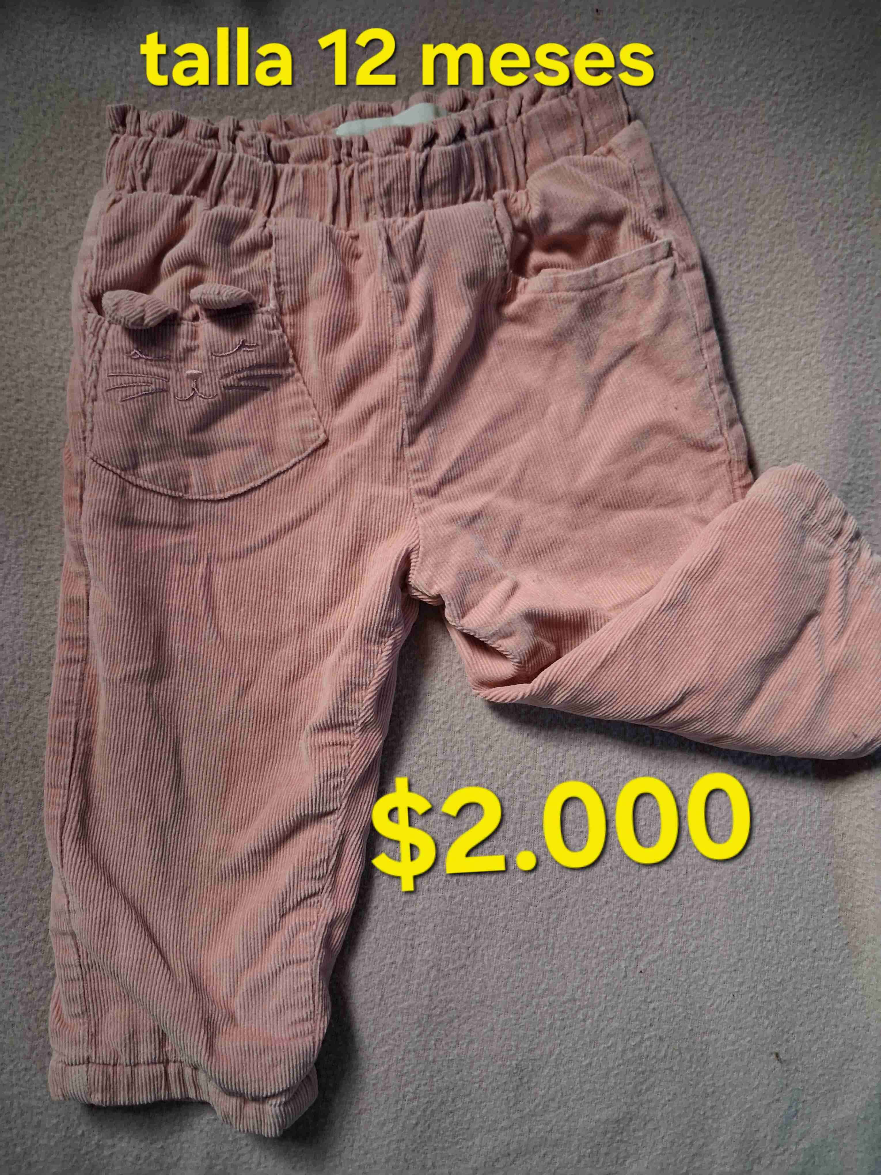 Pantalón bebé talla 12 meses