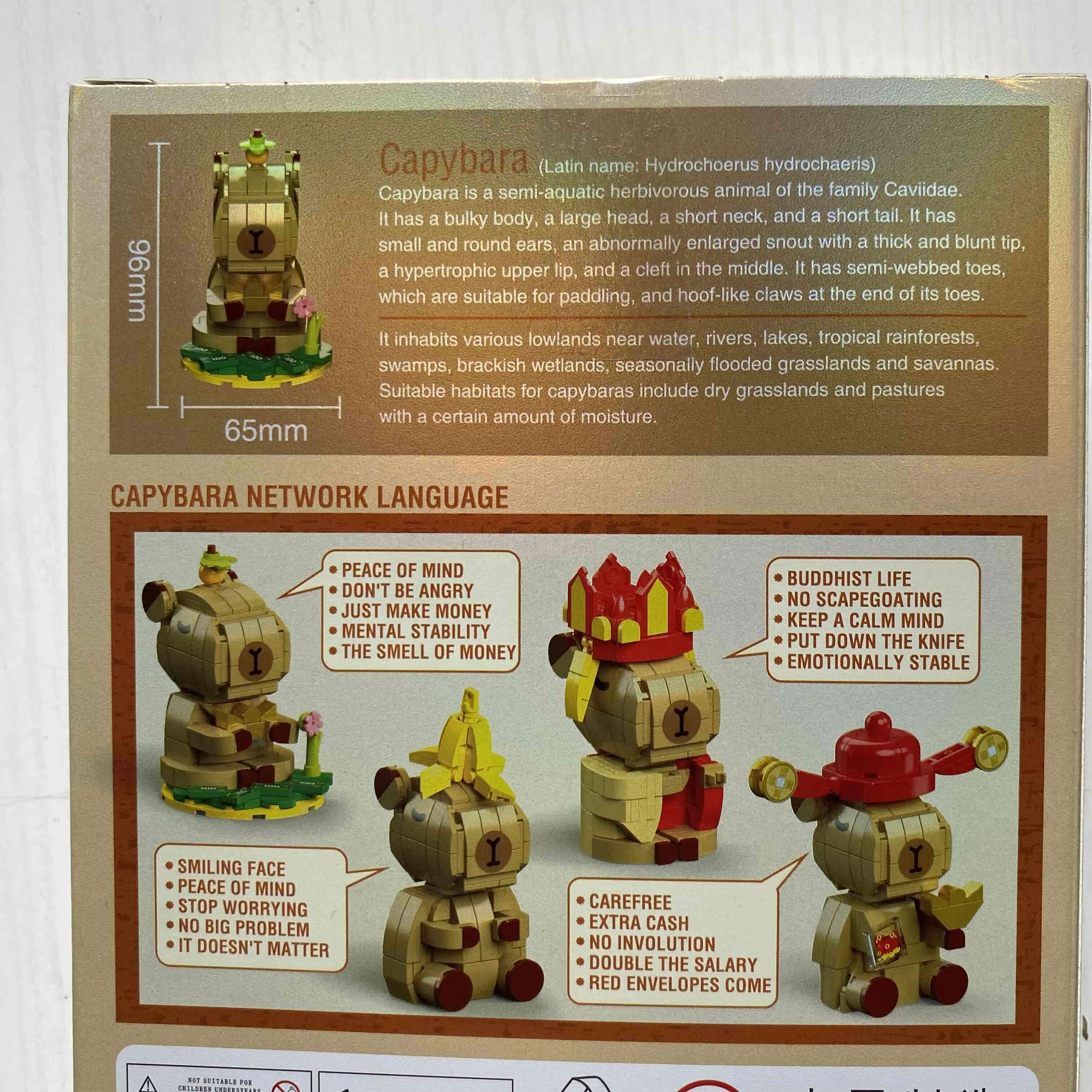 Set de bloques construibles capibara (3 modelos) - 5