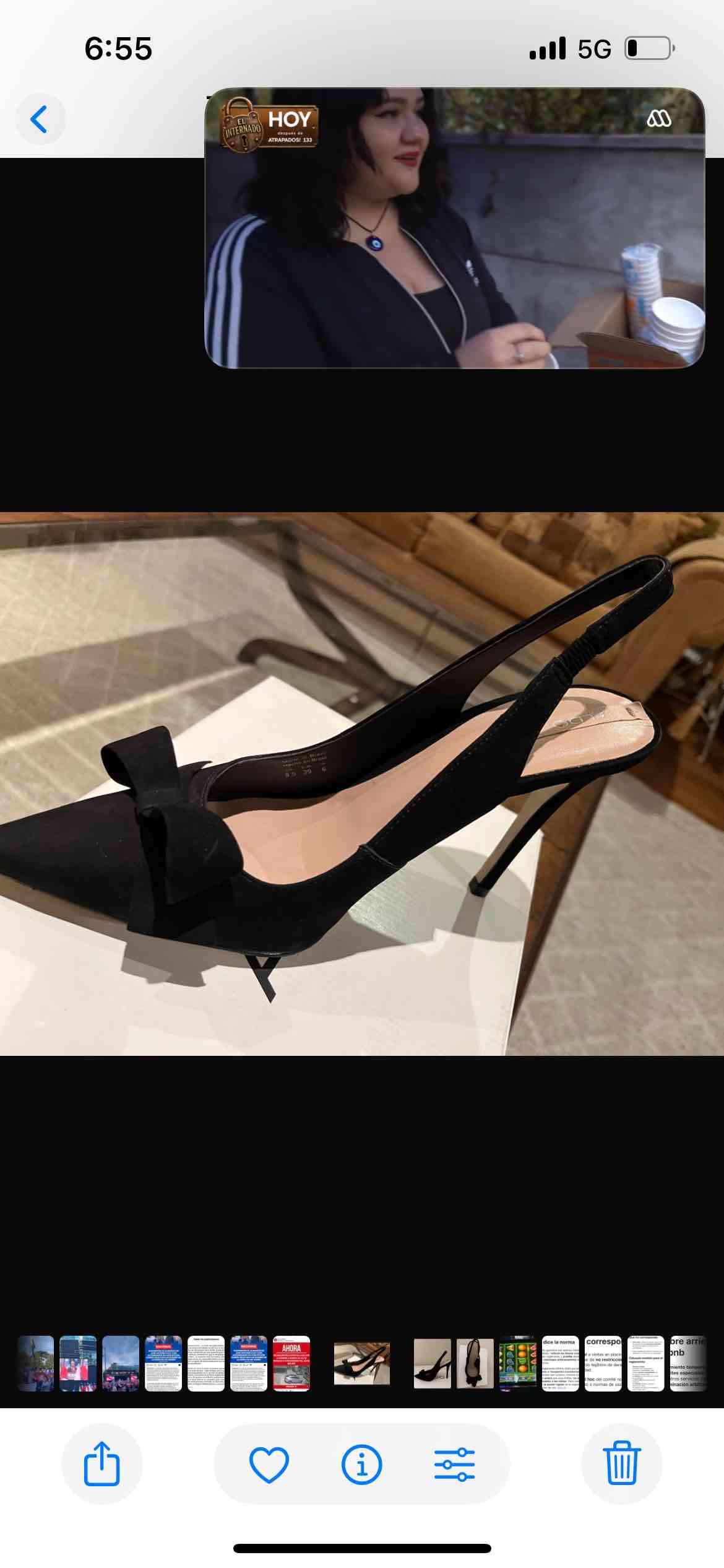 Tacones negros con lazo - 2