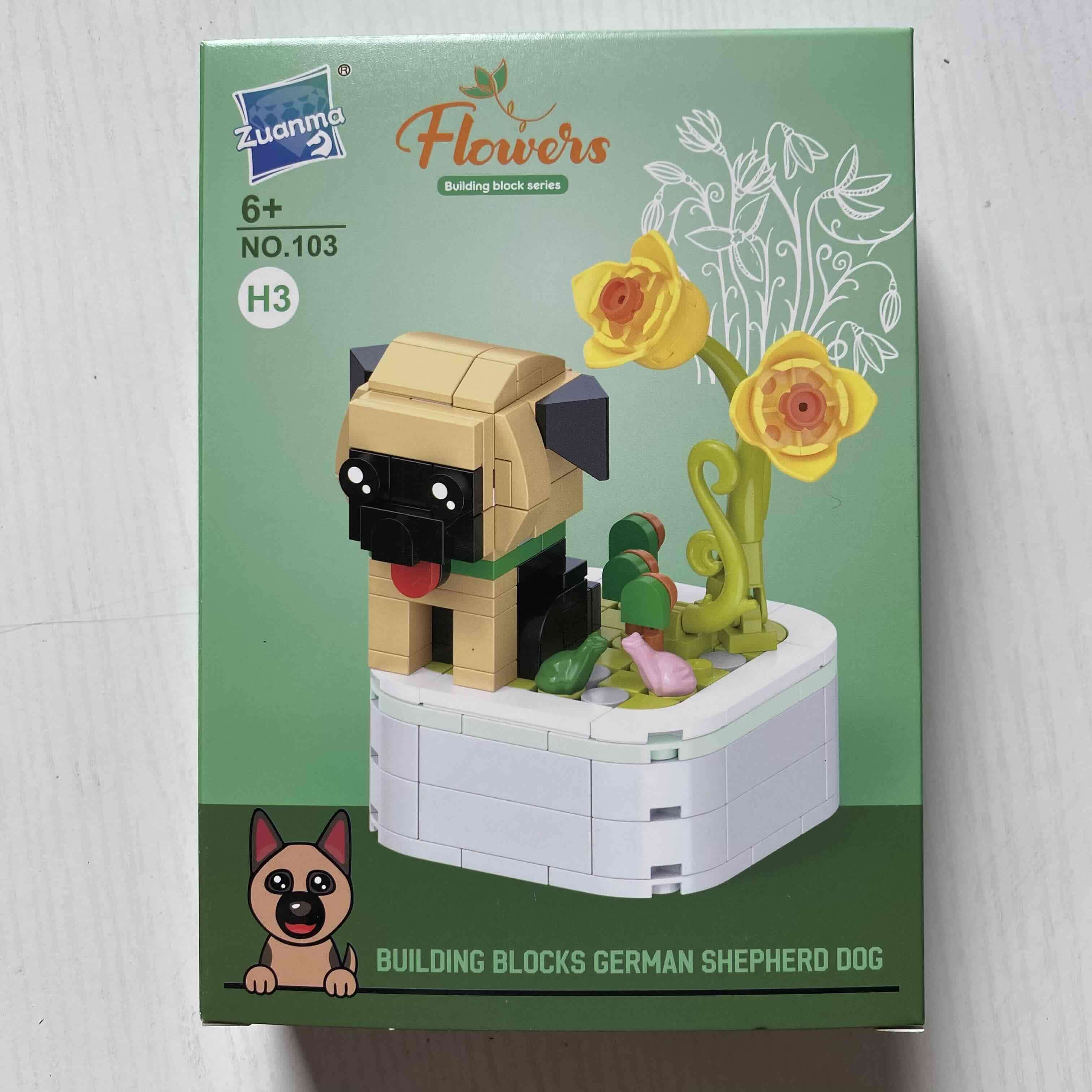 Set de Bloques de construcción perros (3 modelos)