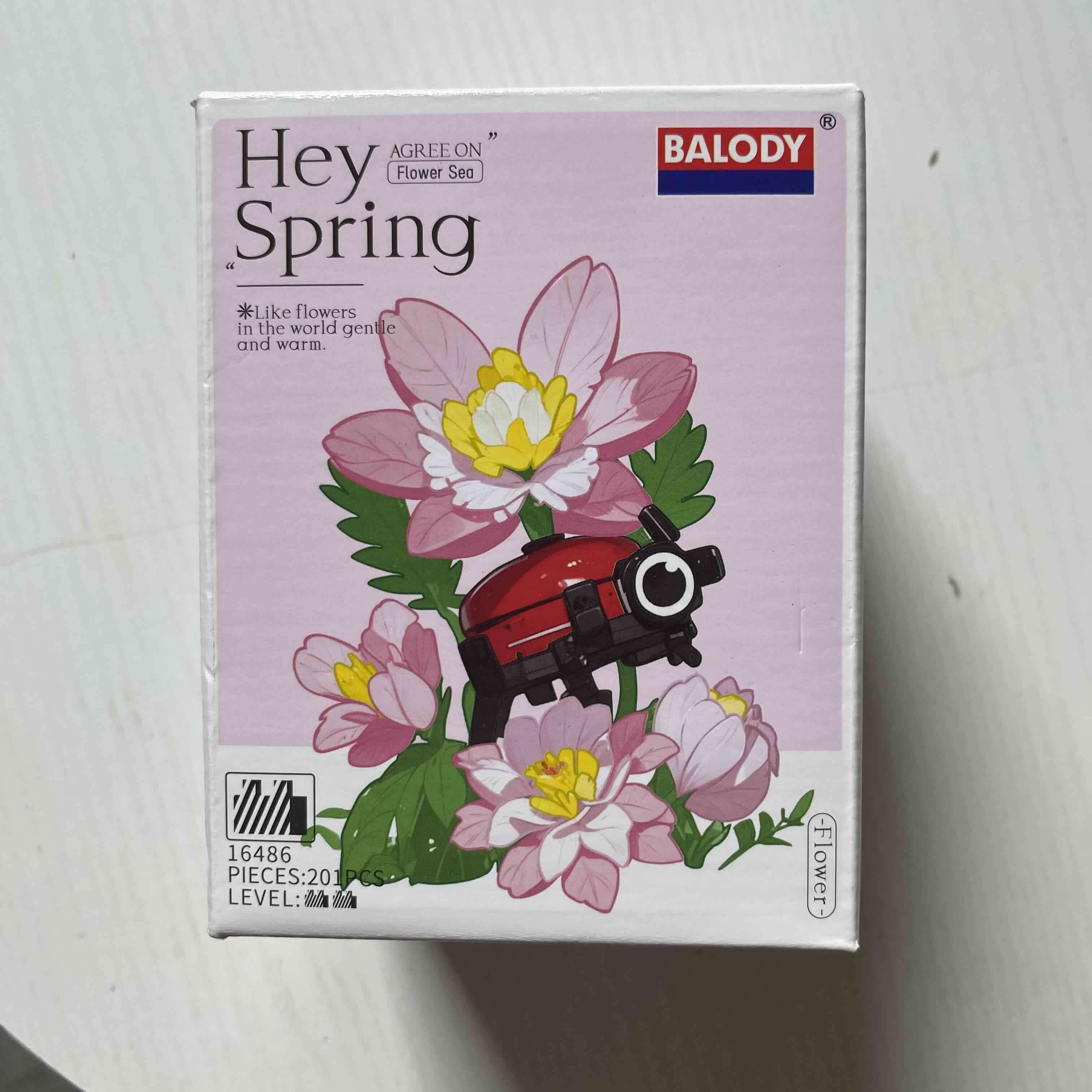 Set de bloques armables flores