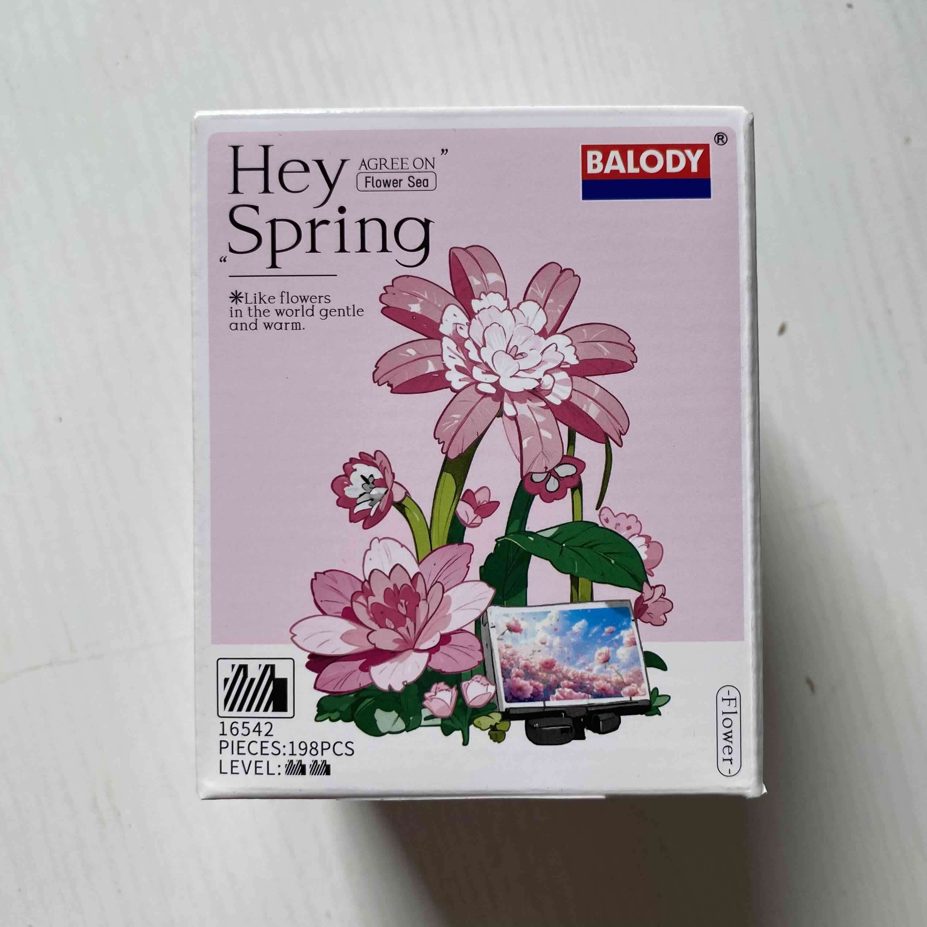 Set de bloques armables flores - 3