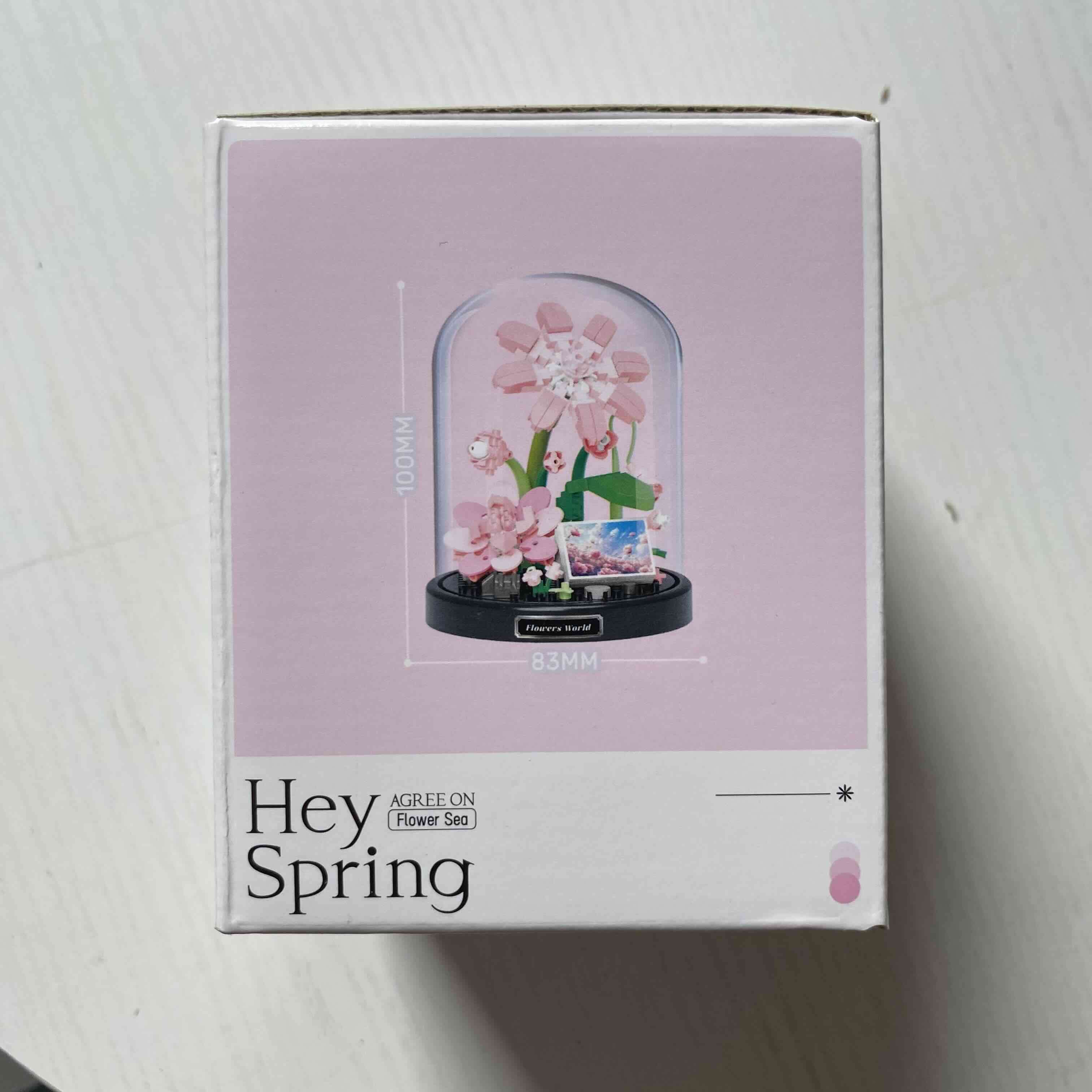 Set de bloques armables flores - 6