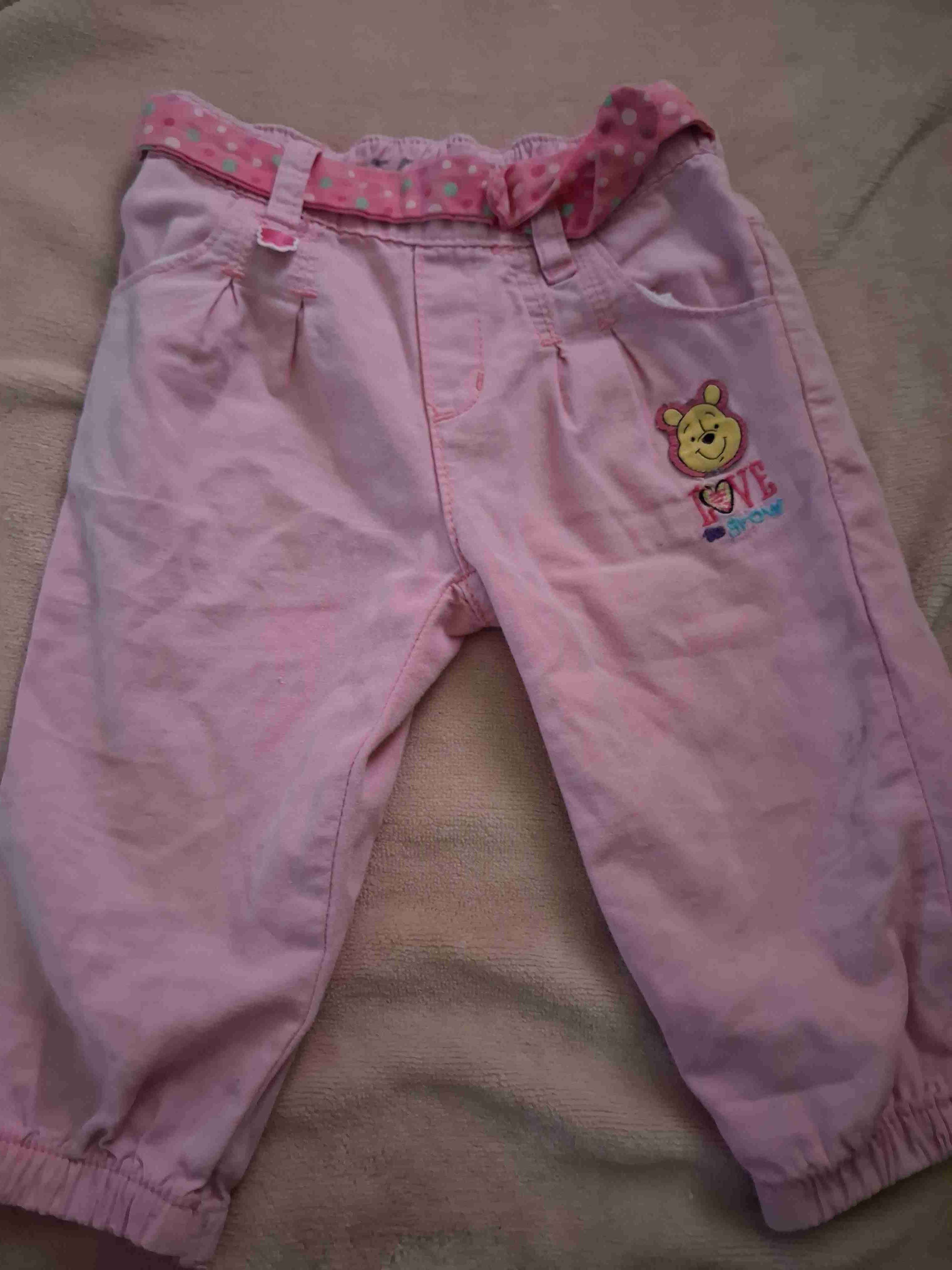 Pantalones rosas para niña talla 12 meses