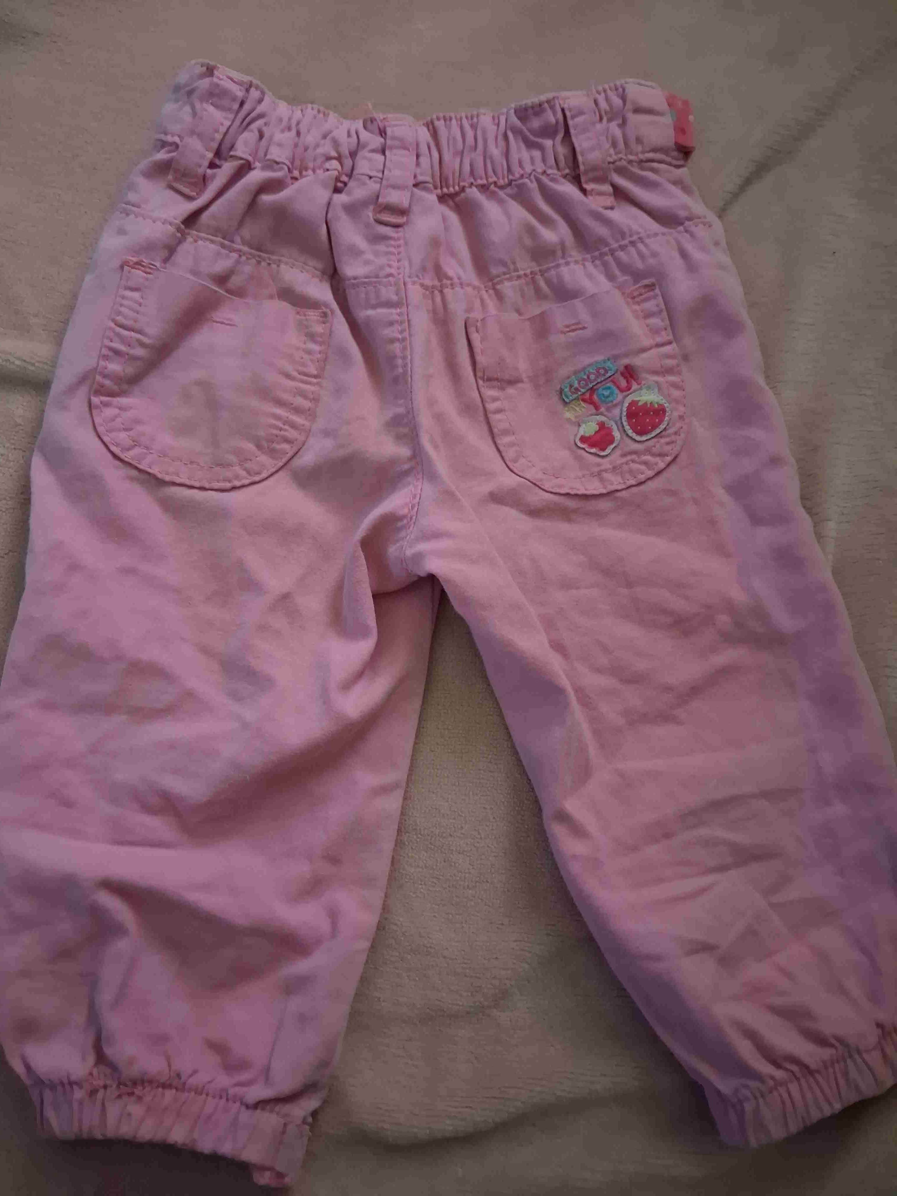 Pantalones rosas para niña talla 12 meses - 2