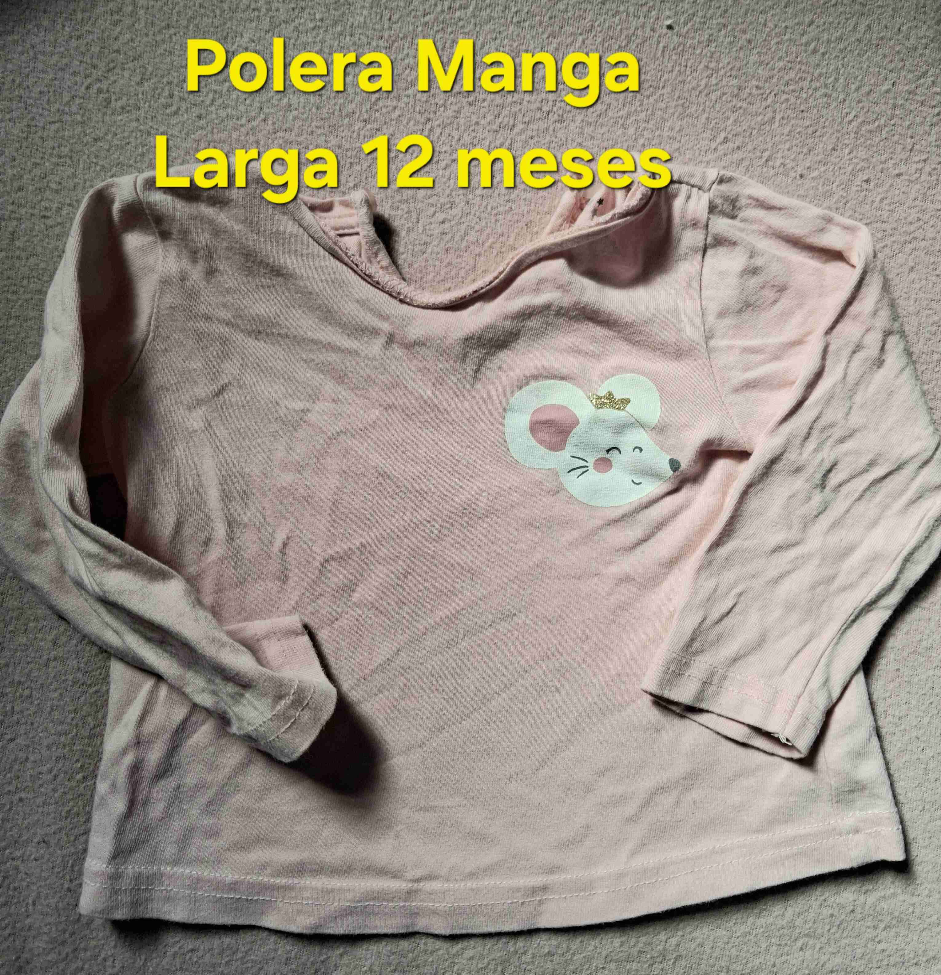 Poleras M/L variedades diseños talla 12 meses - miniatura 3