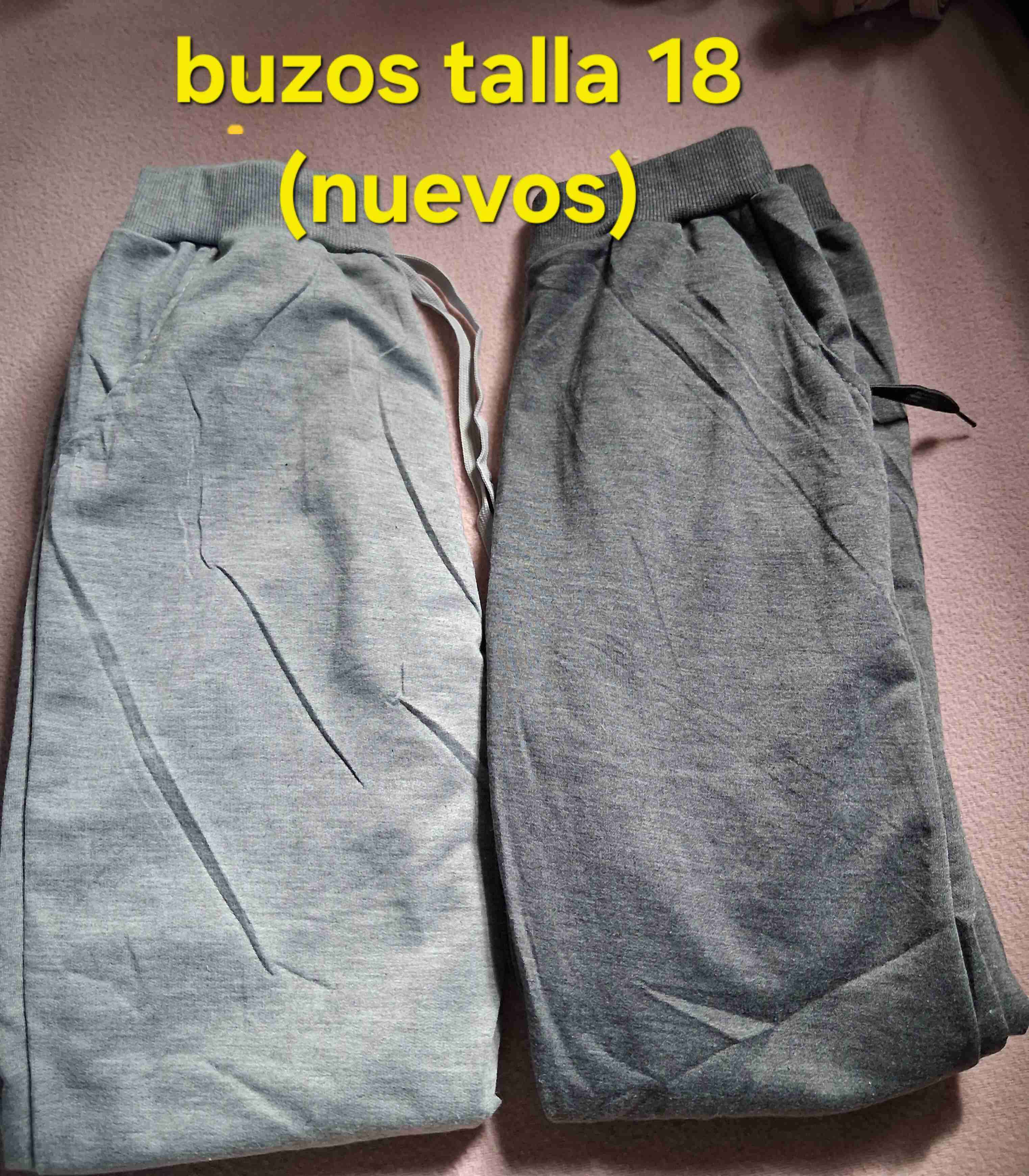 Buzos grises talla 18 nuevos