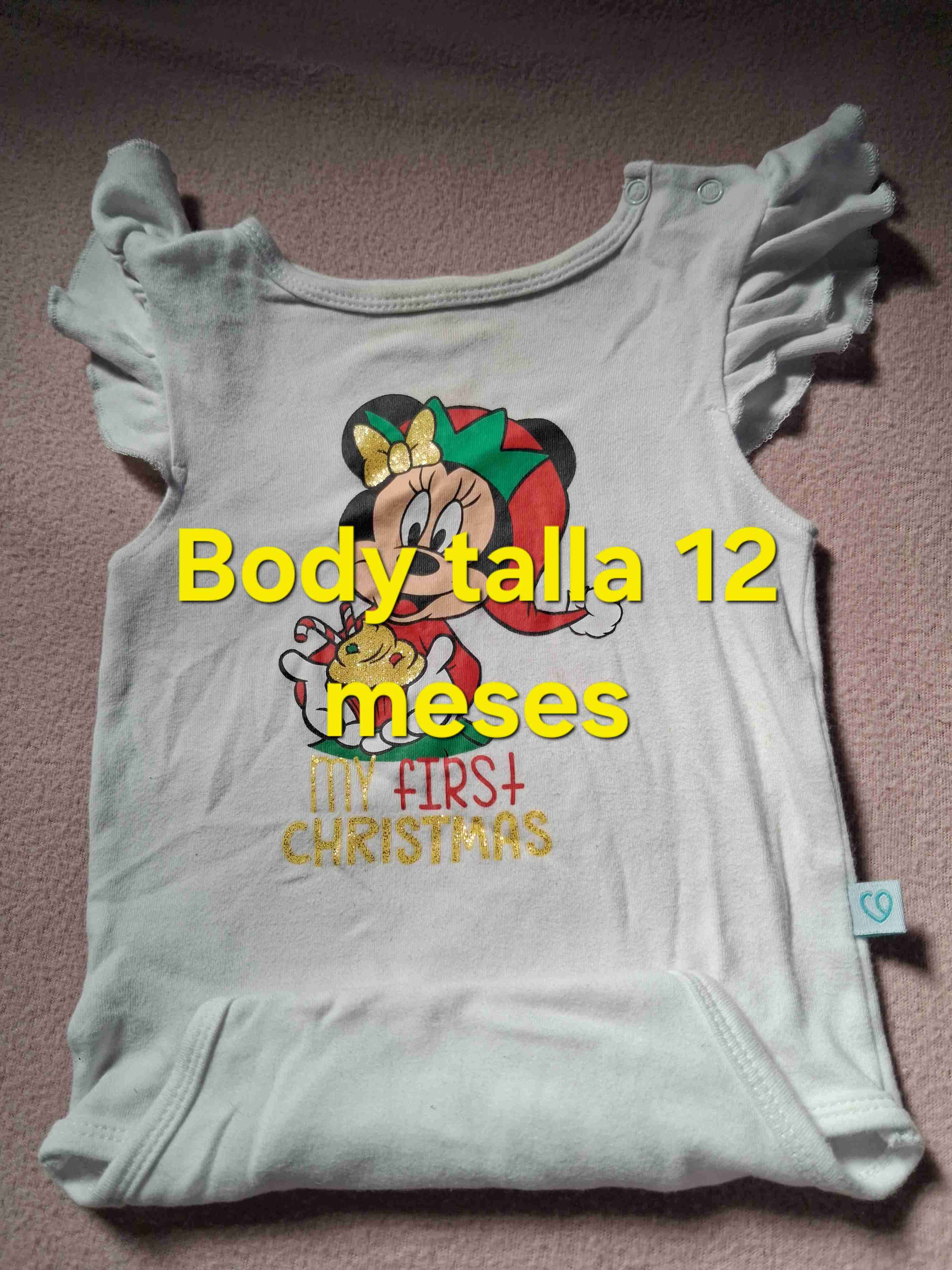 Body de bebé navideño 12 meses
