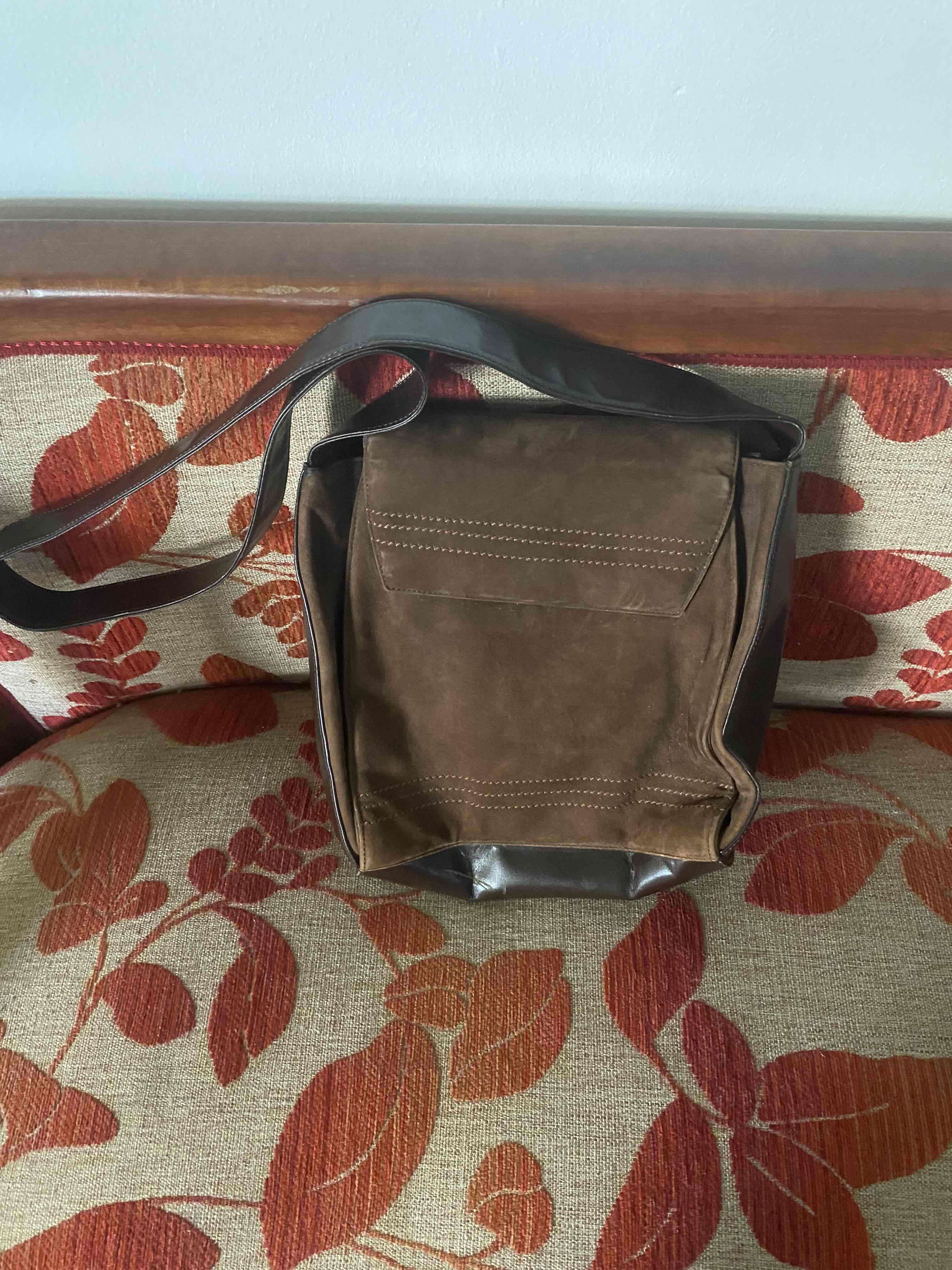 Bandolera cuero marrón - miniatura 1