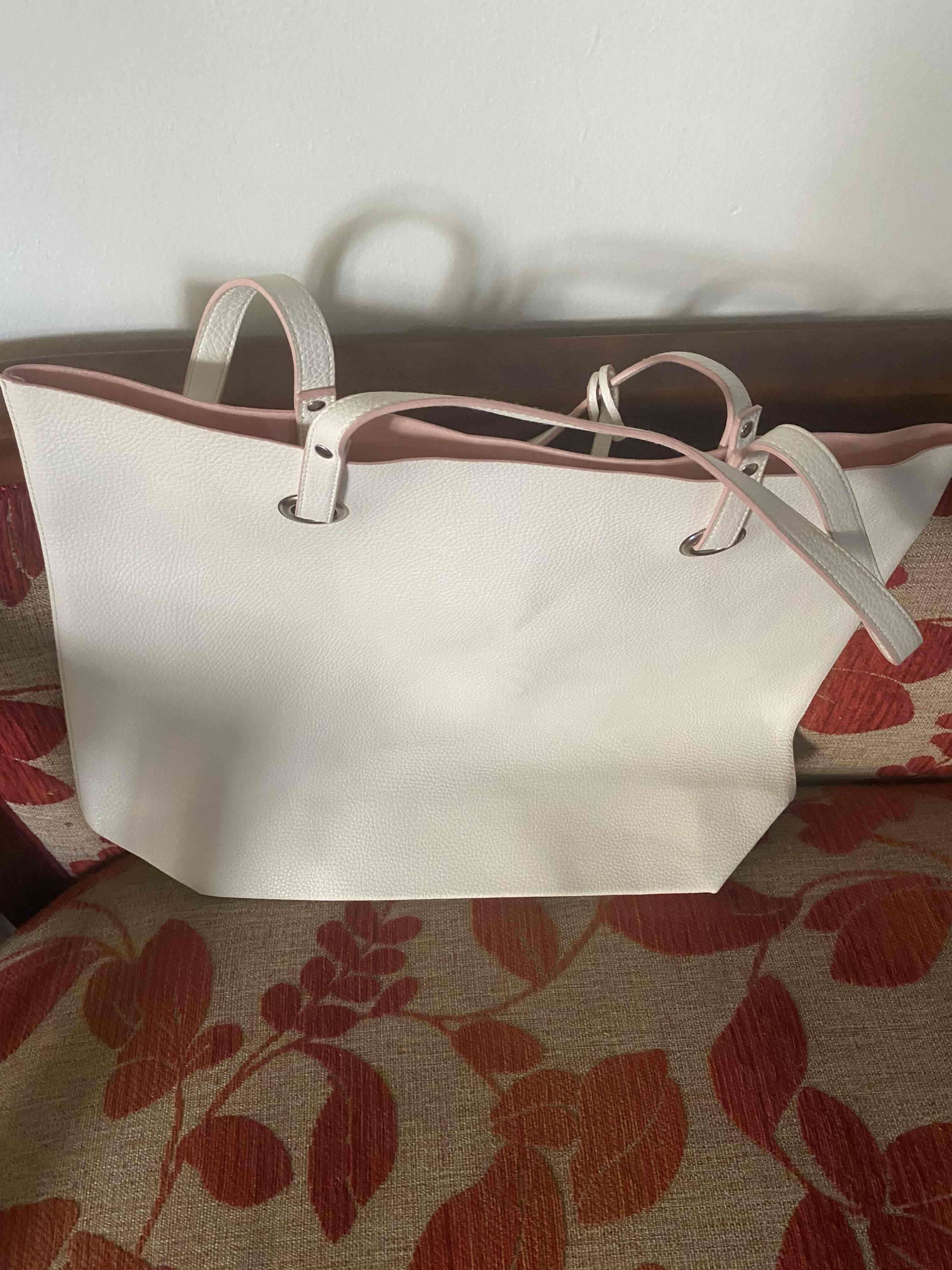 Bolso tote blanco grande - miniatura 1