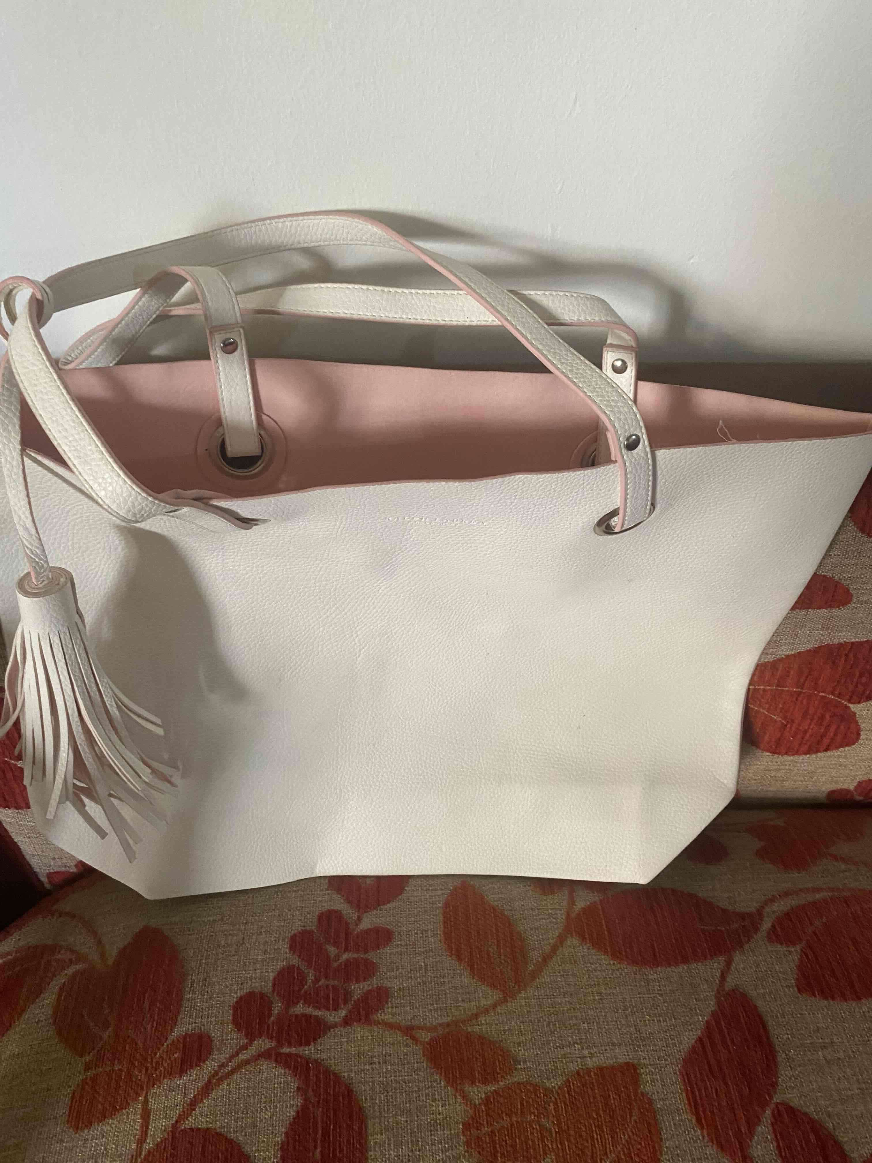 Bolso tote blanco grande - miniatura 2