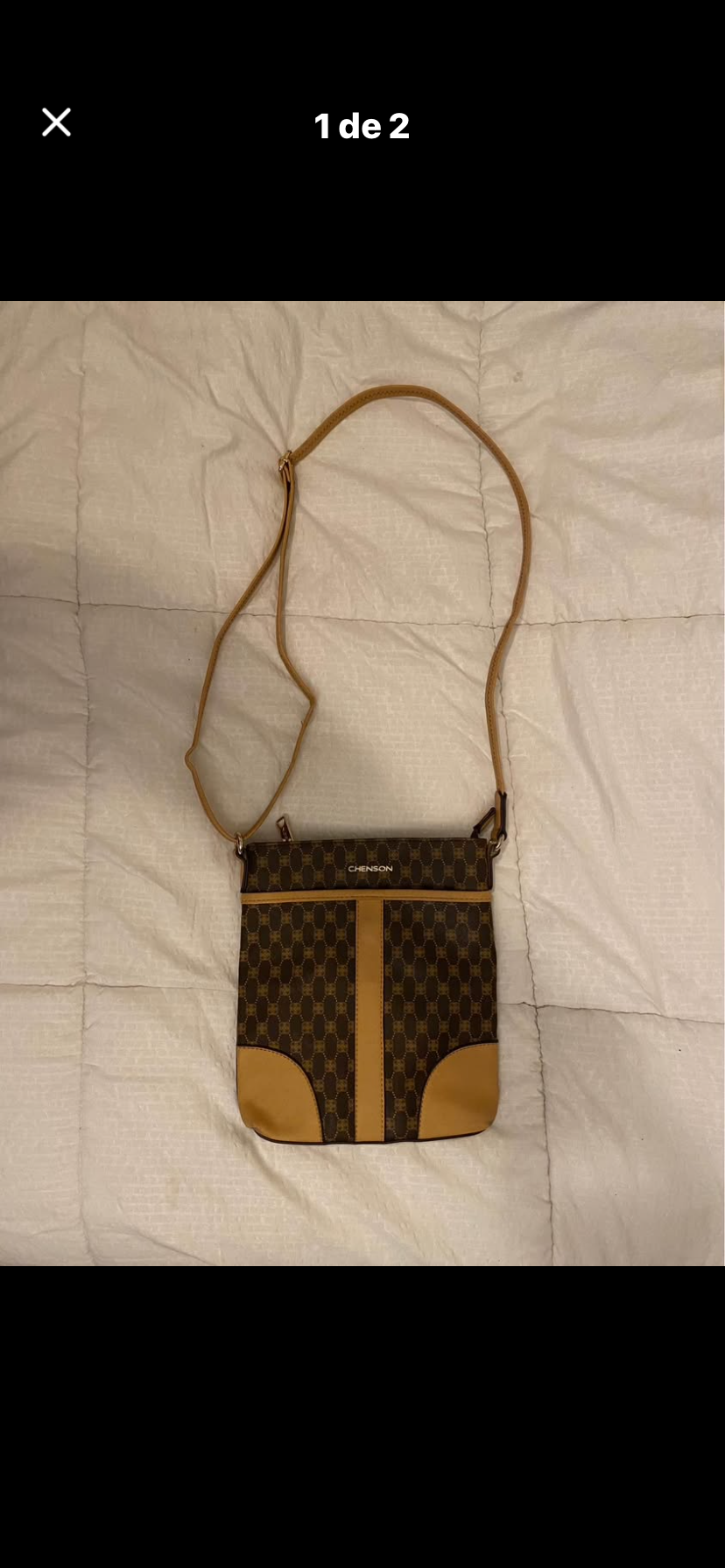 Cartera bandolera Chenson café