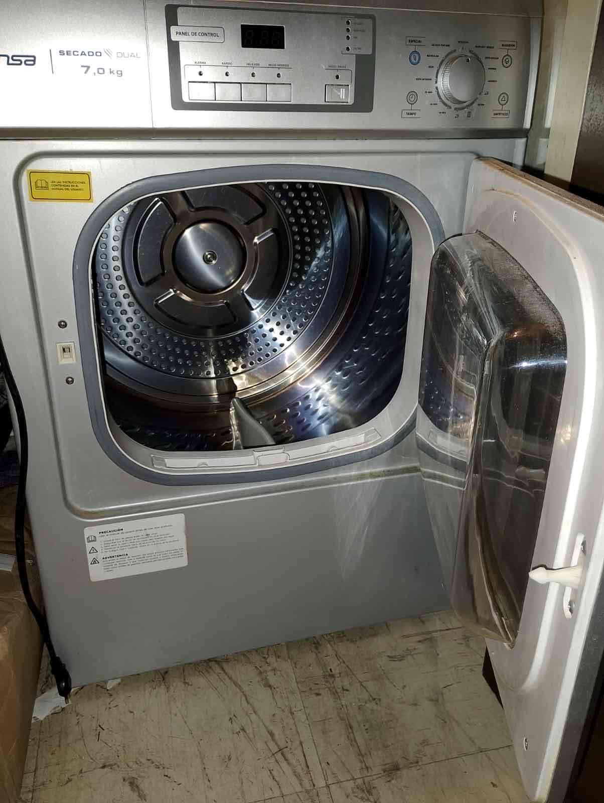 Secadora Fensa 7 kg plateada - miniatura 2