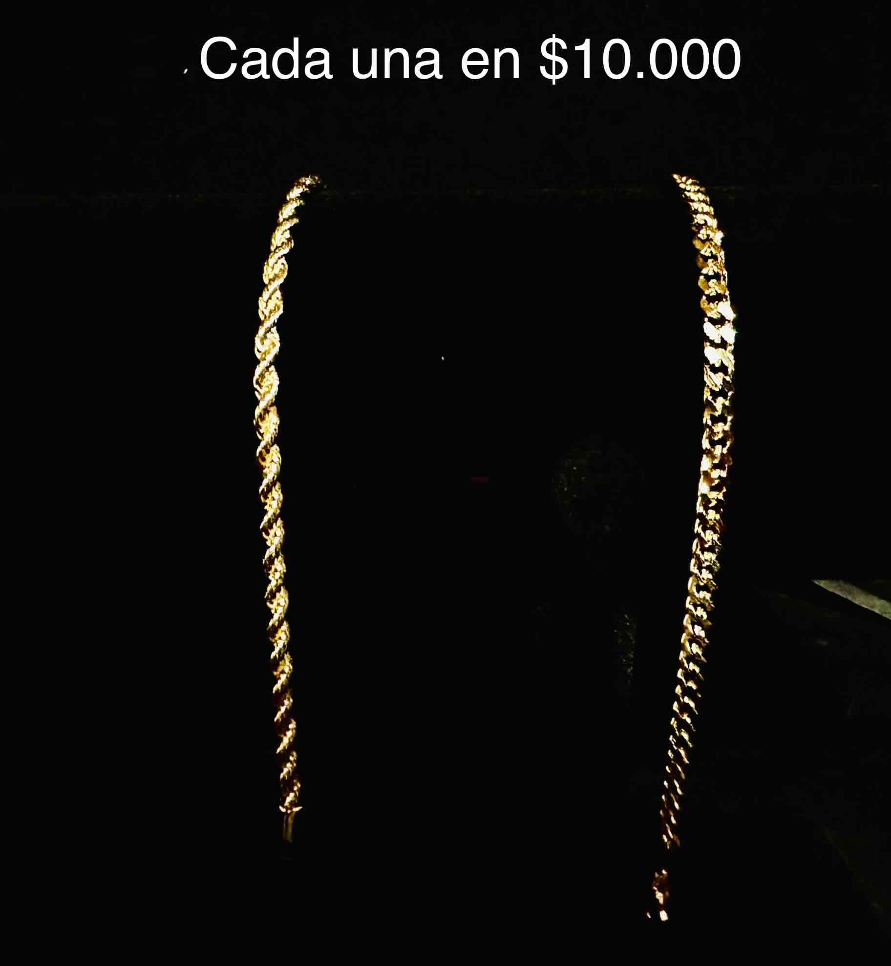 Pulseras y cadenas de oro laminado gold filled 14k - 1