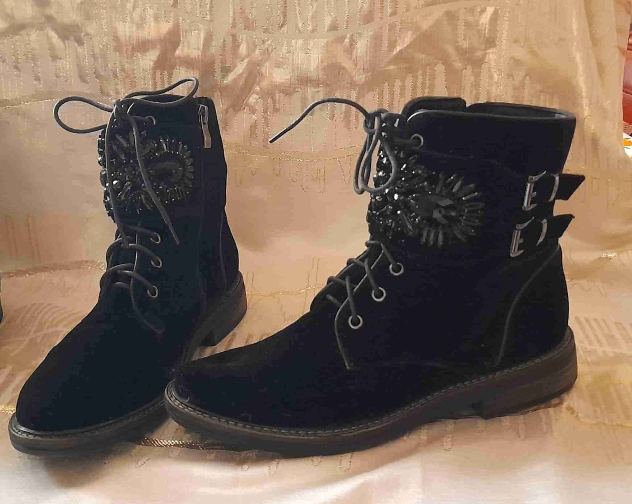 Top strapless rojo con brillos - miniatura 3