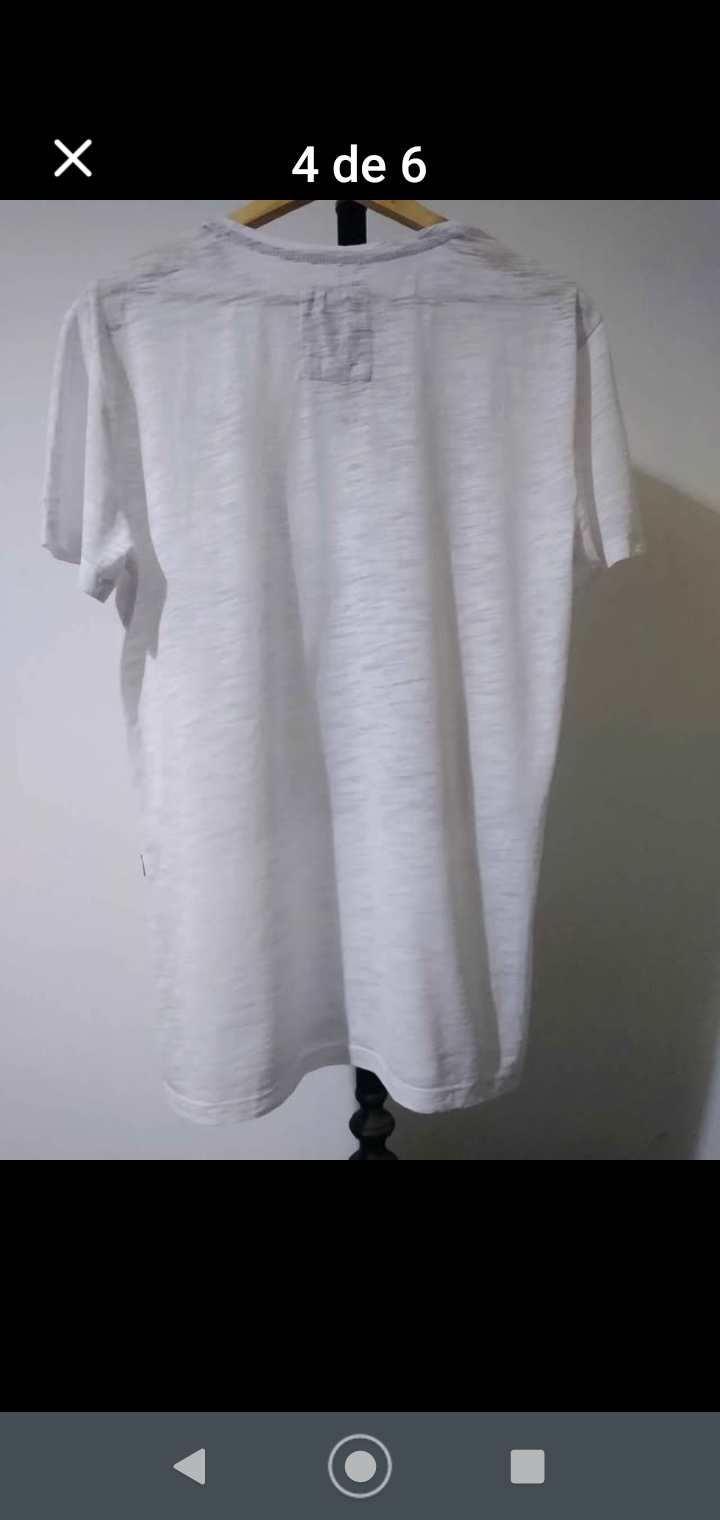 Polera blanca G-Star RAW - miniatura 5