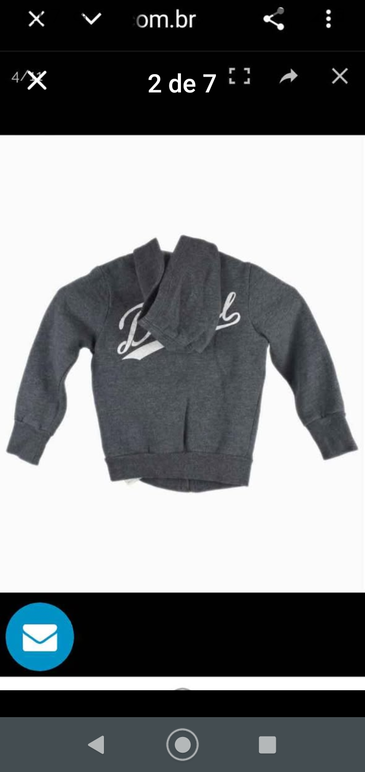 Polerón gris con capucha Diesel - miniatura 4