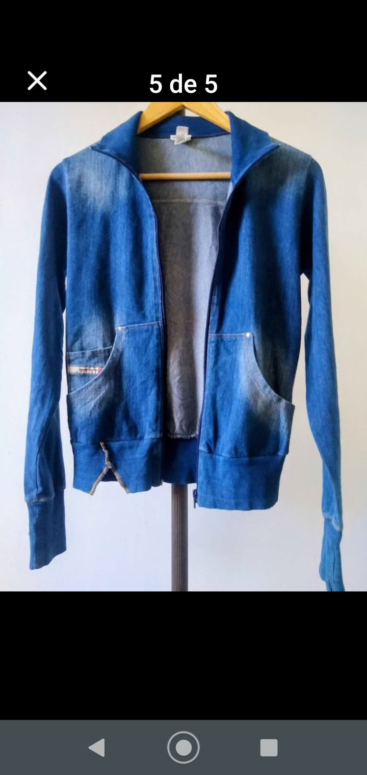 Chaqueta de mezclilla azul - miniatura 2