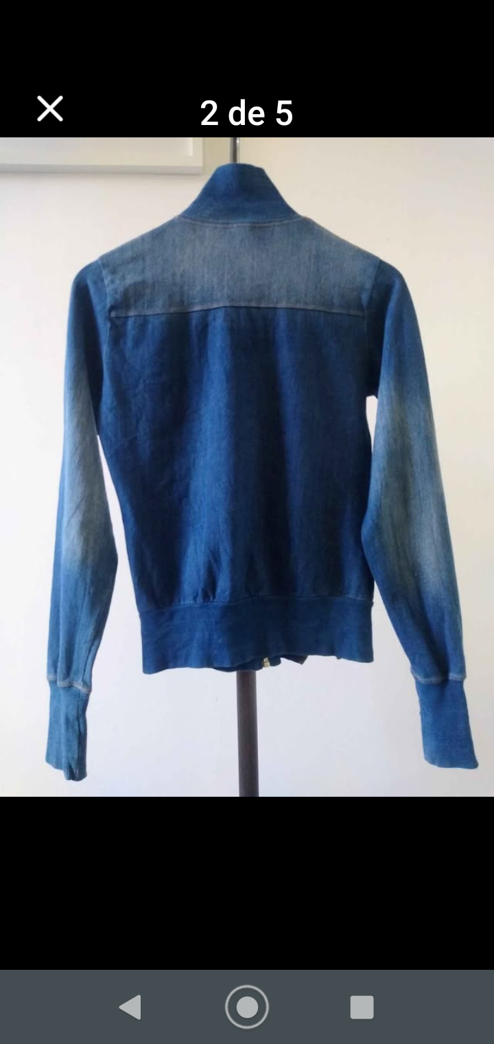 Chaqueta de mezclilla azul - miniatura 3