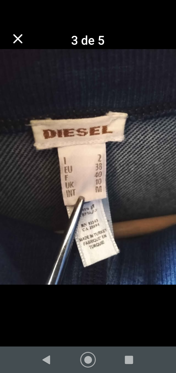 Chaqueta de mezclilla azul - miniatura 5