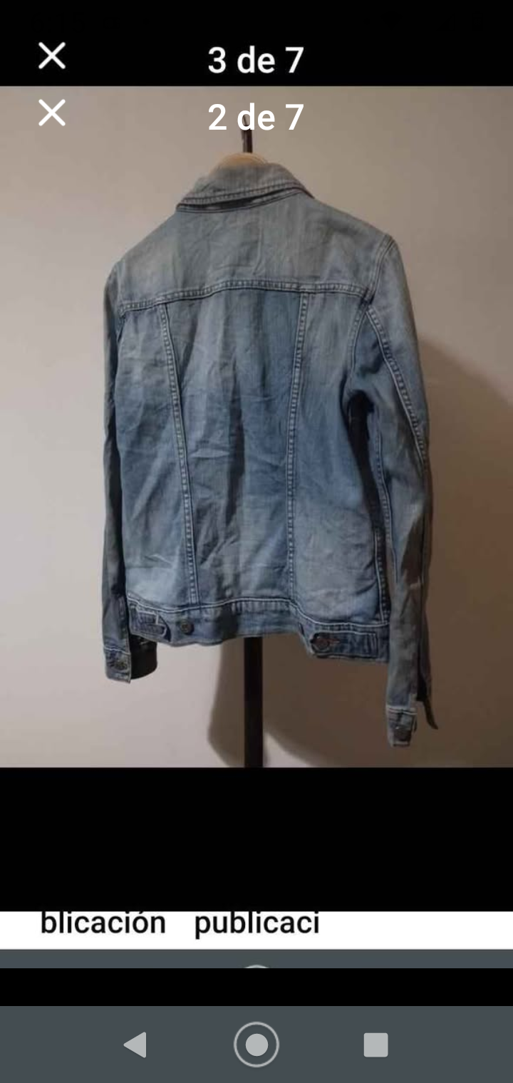 Chaqueta de mezclilla azul - miniatura 2