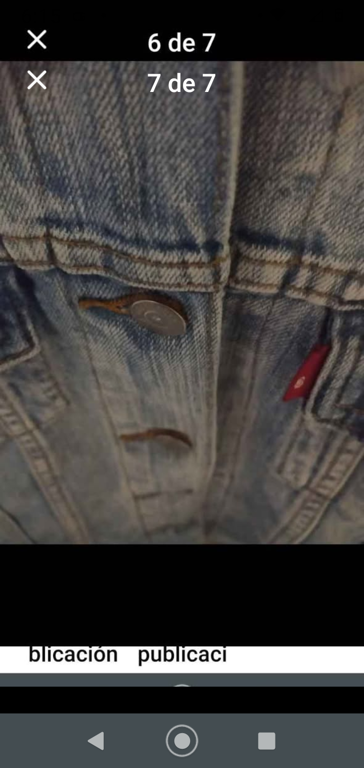 Chaqueta de mezclilla azul - miniatura 5