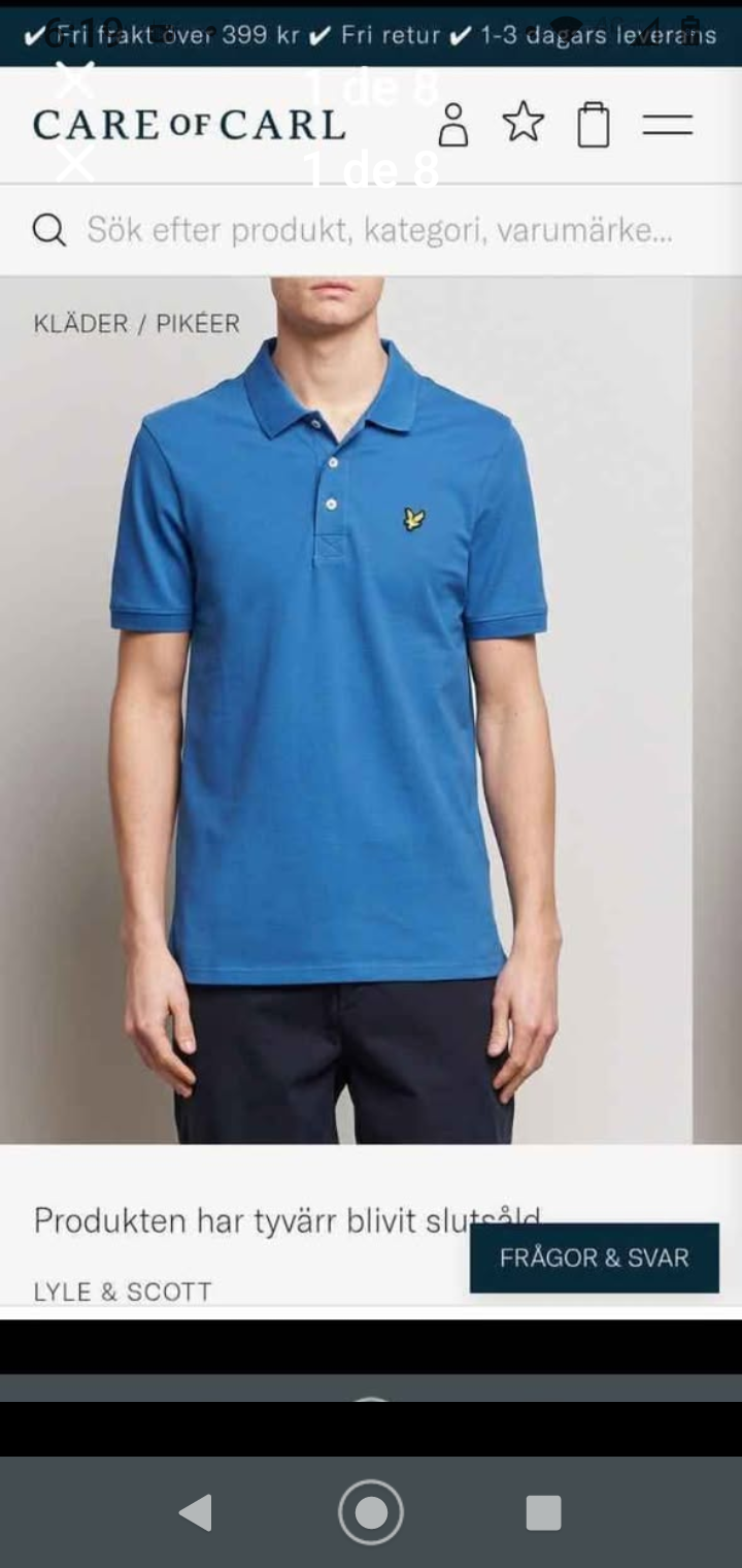 Polera polo azul Lyle & Scott - 1