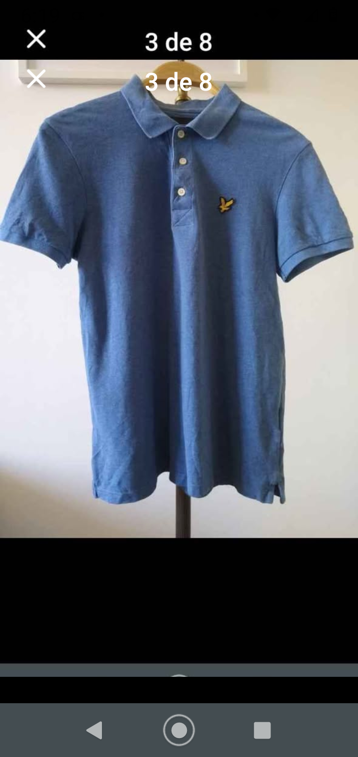 Polera polo azul Lyle & Scott - 2