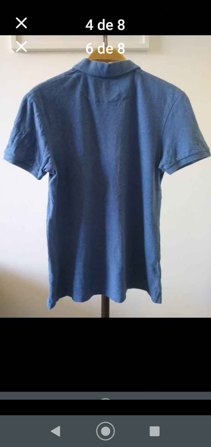 Polera polo azul Lyle & Scott - 3