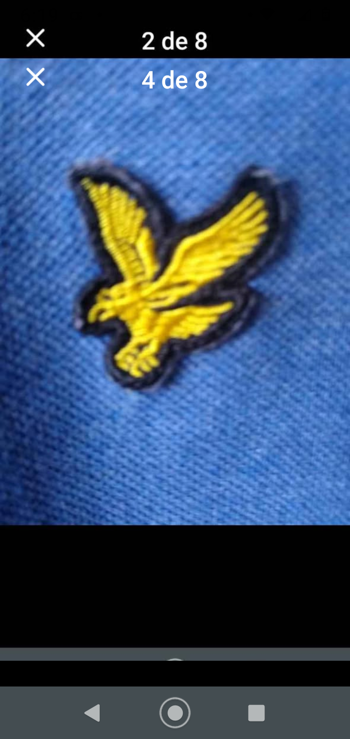 Polera polo azul Lyle & Scott - 4