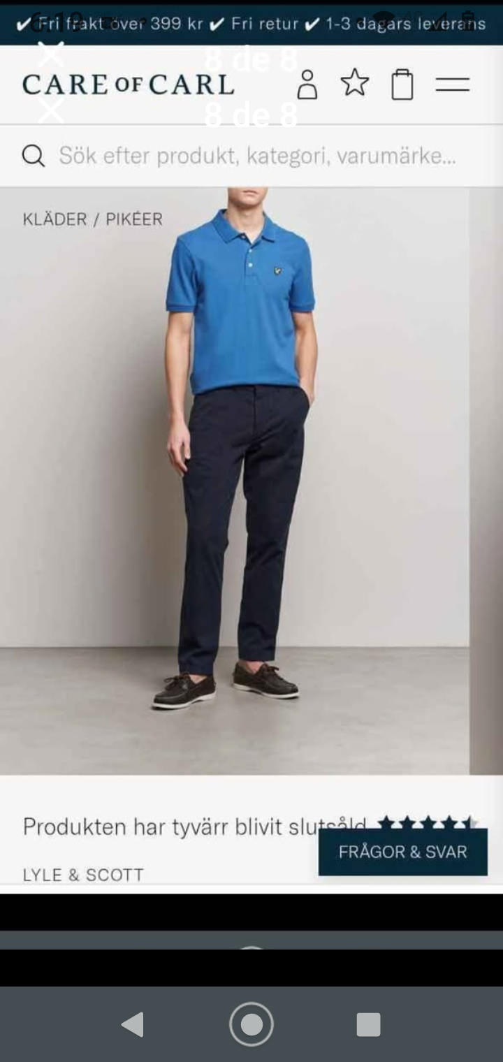 Polera polo azul Lyle & Scott - 5