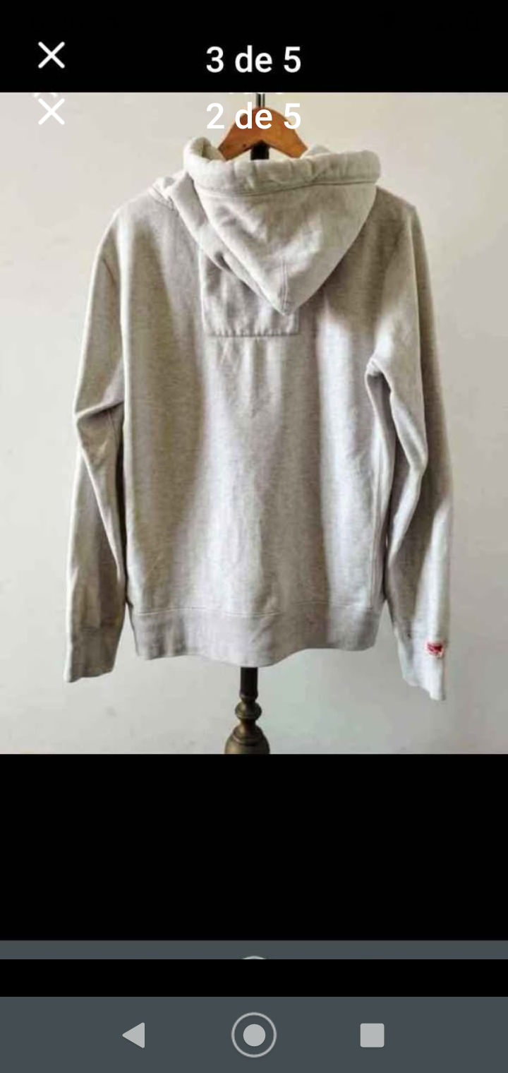 Polerón gris Superdry con capucha - 2