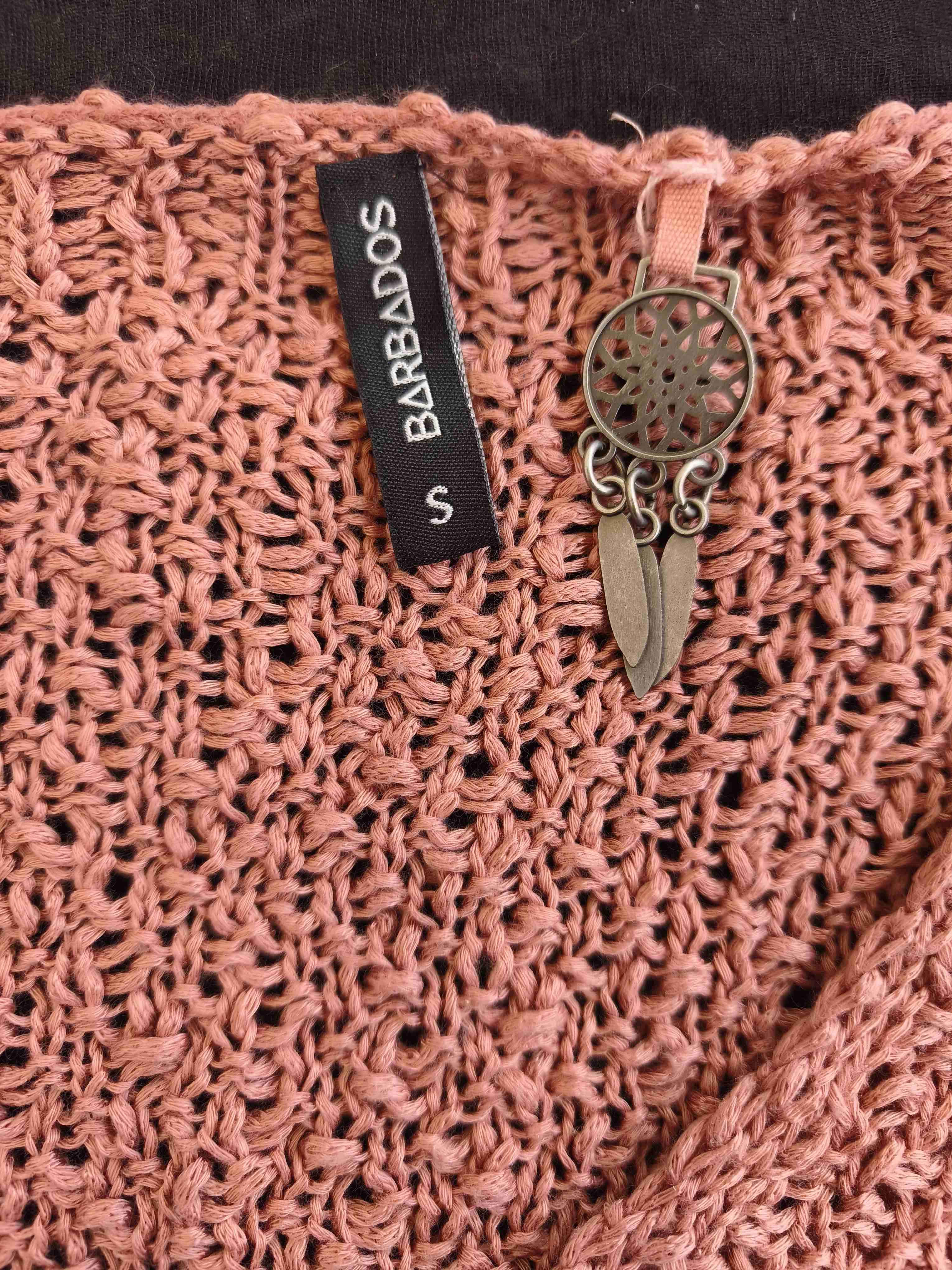 Suéter tejido rosa - 2