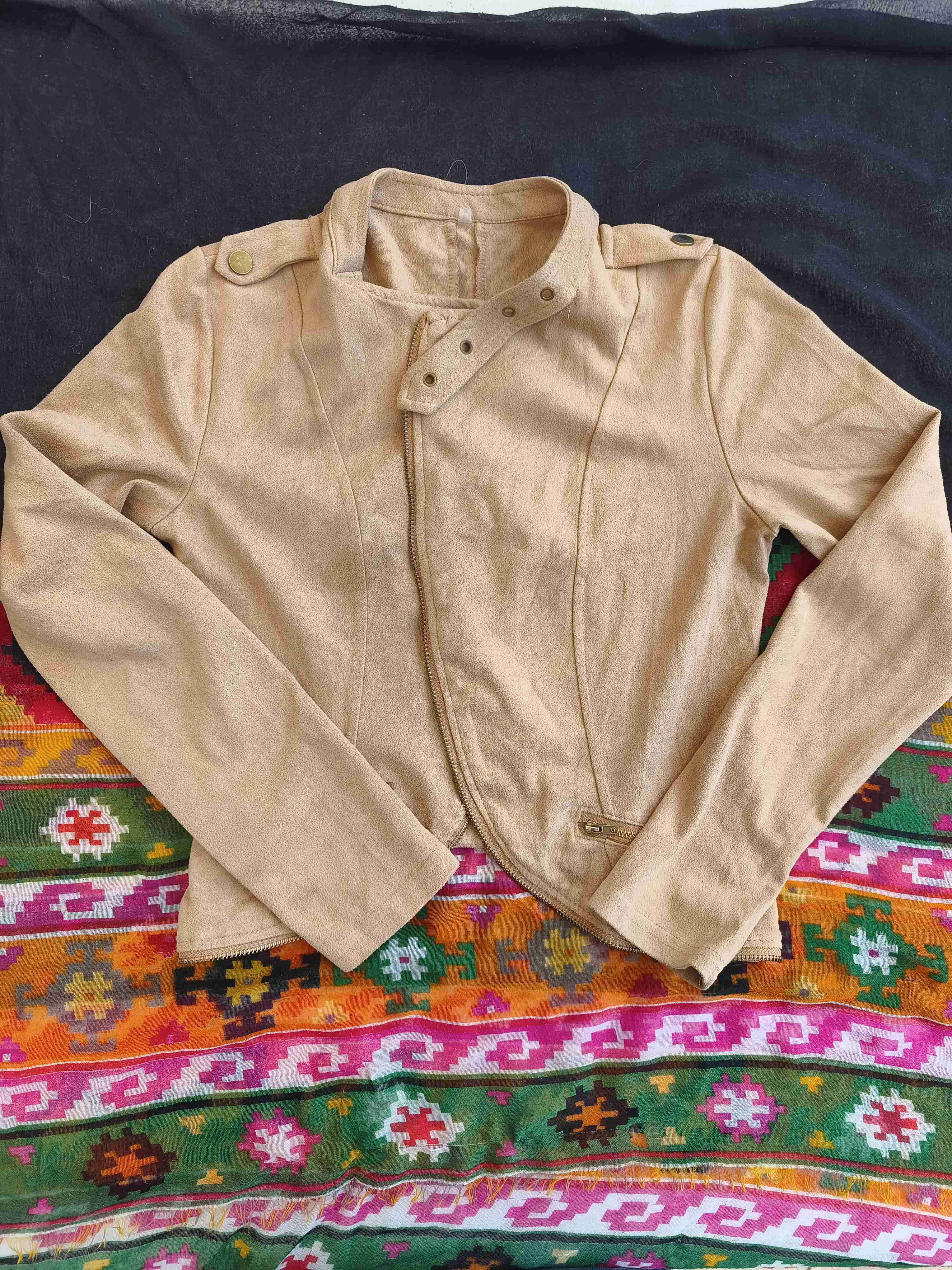 Chaqueta beige casual - miniatura 1