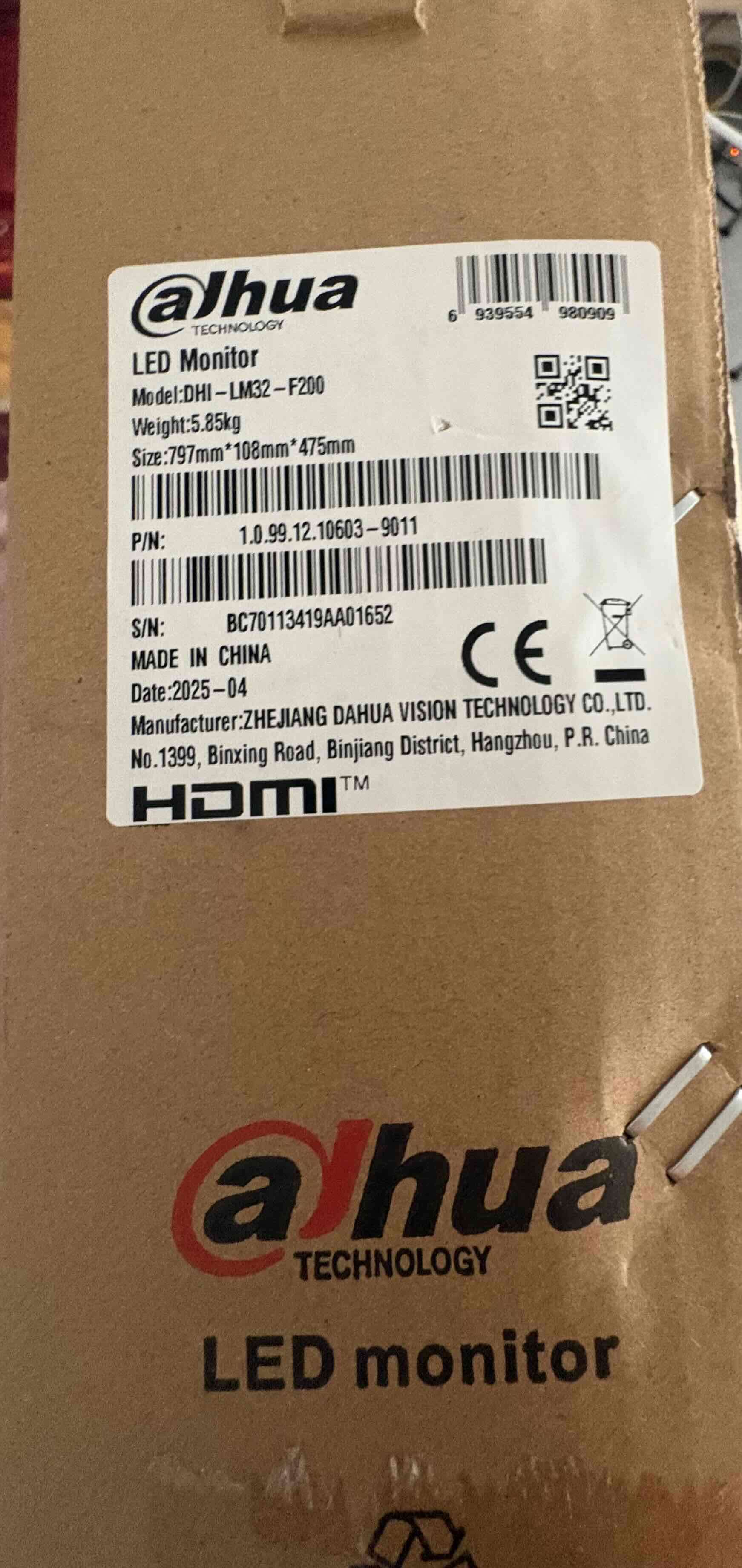 Monitor LED Dahua 32 pulgadas - 2