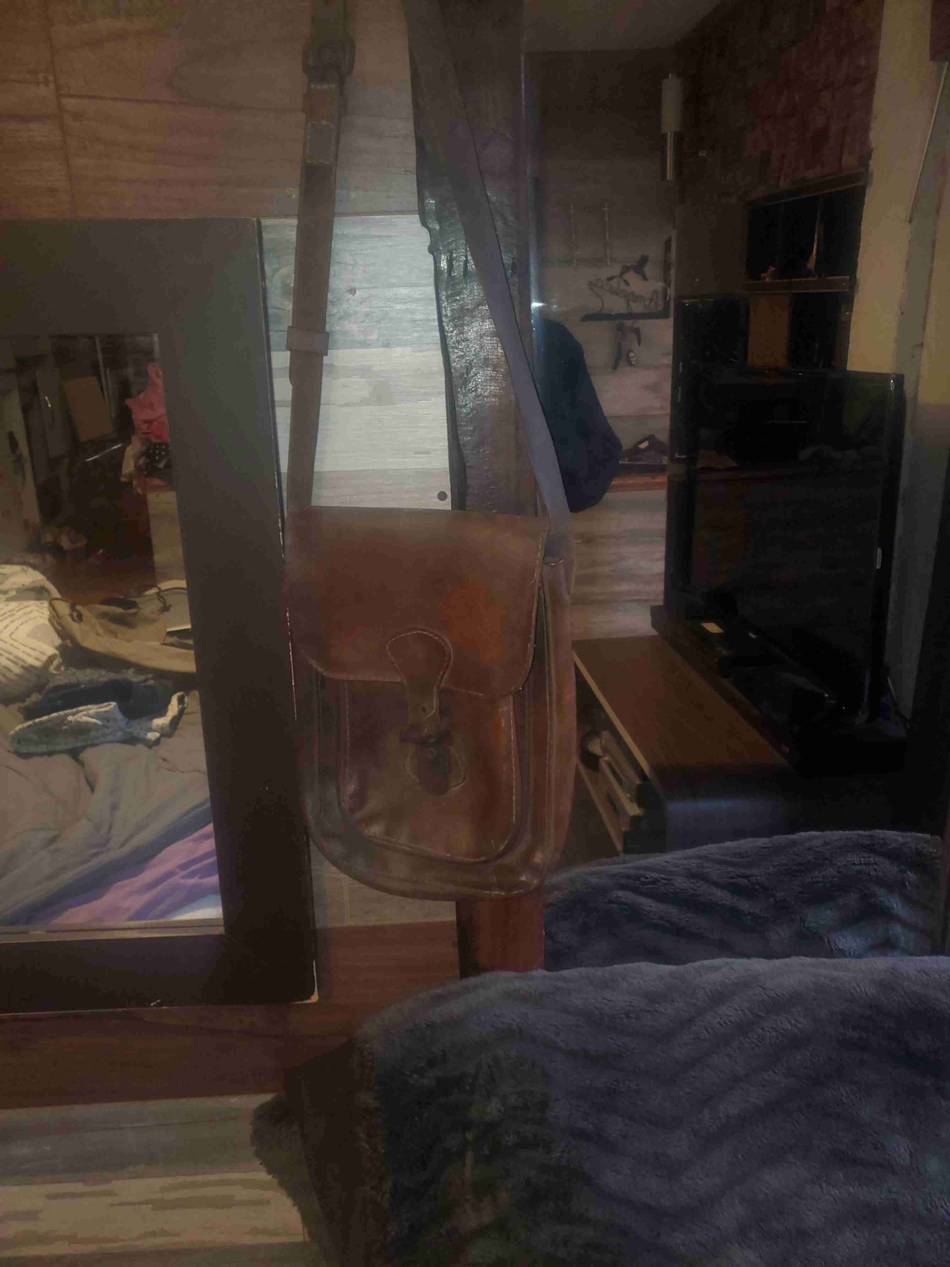 Bolso bandolera de cuero - miniatura 3