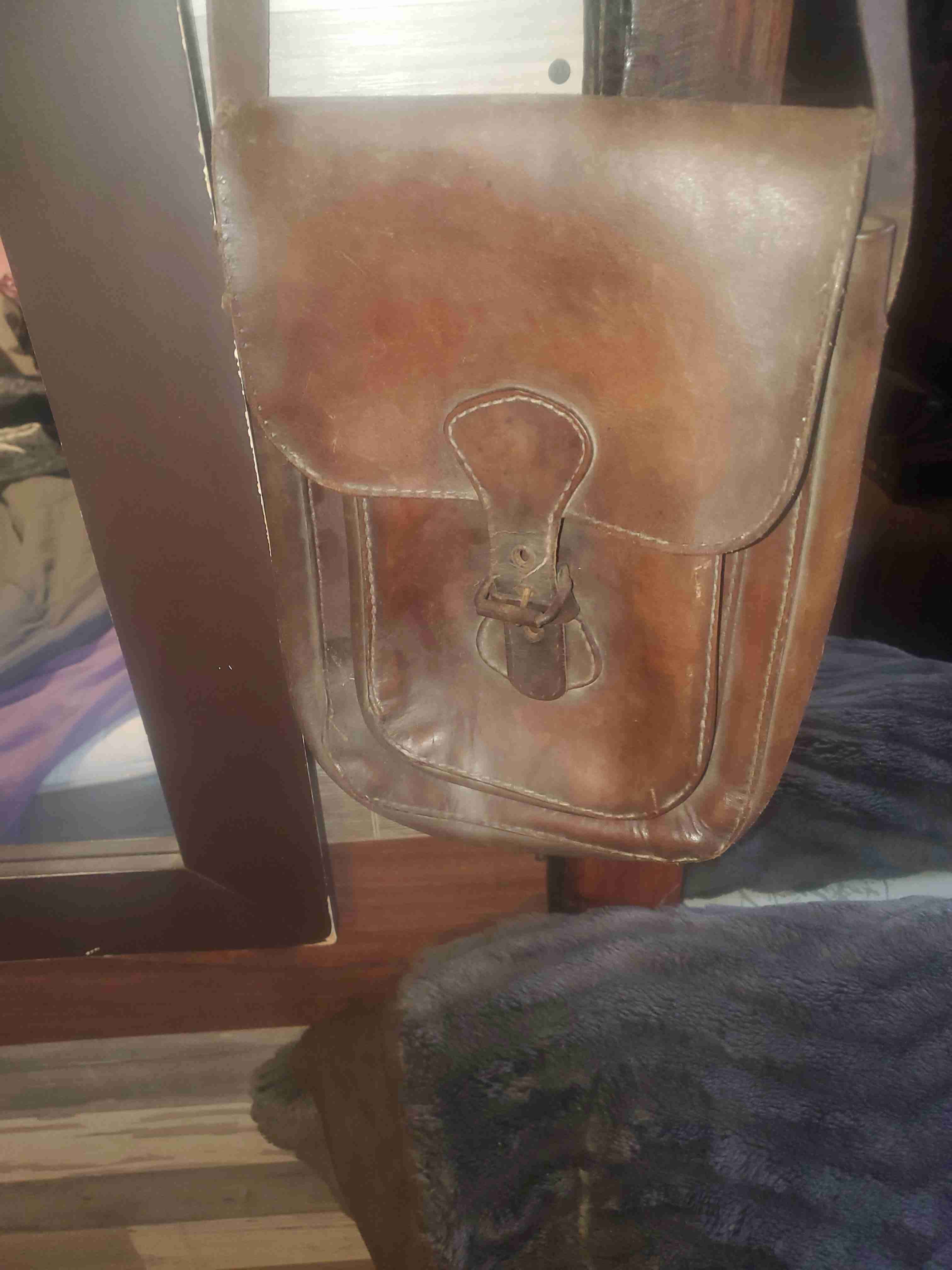 Bolso bandolera de cuero - miniatura 4