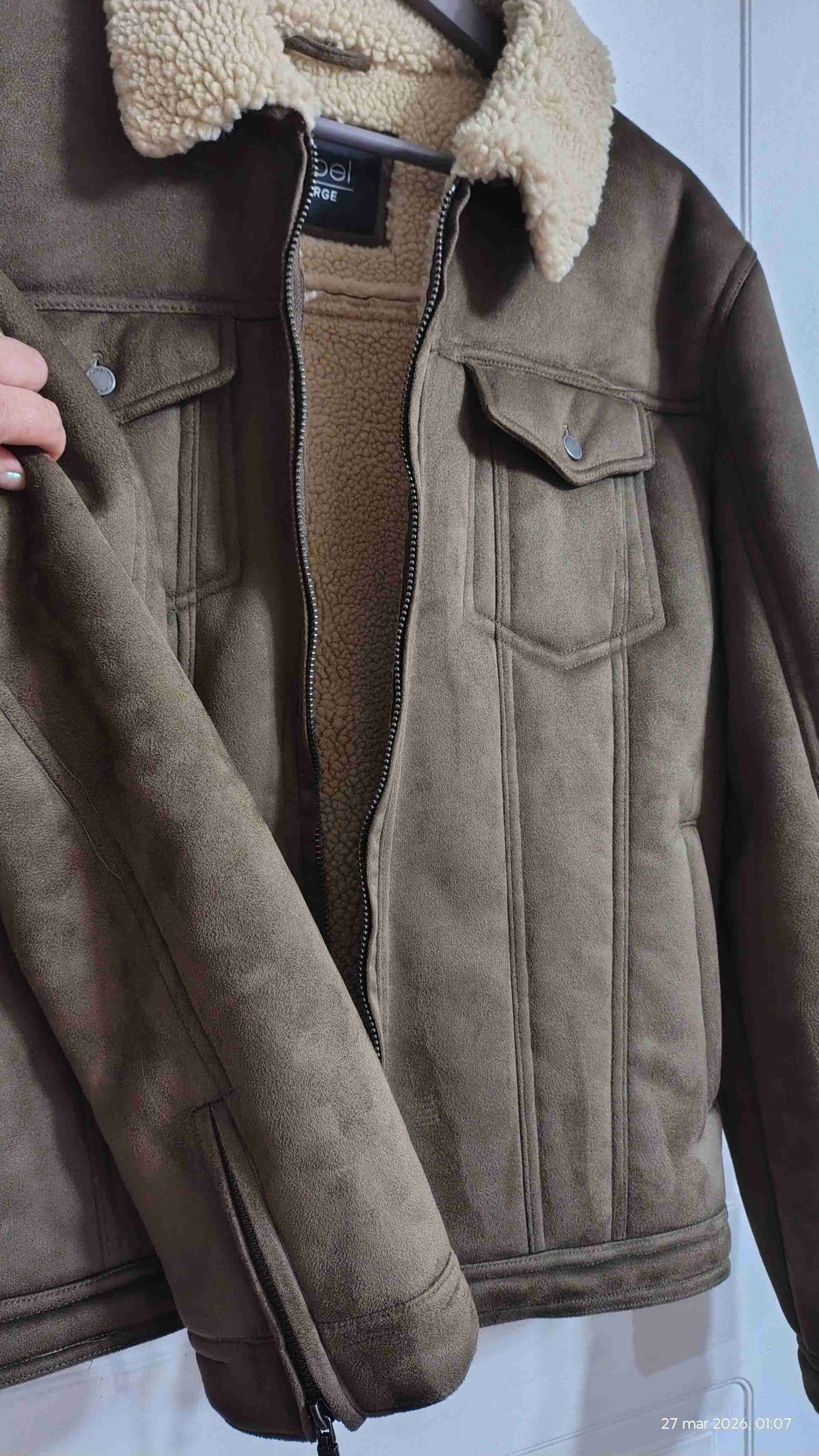 Chaqueta marrón estilo vintage-interior chiporro - miniatura 2