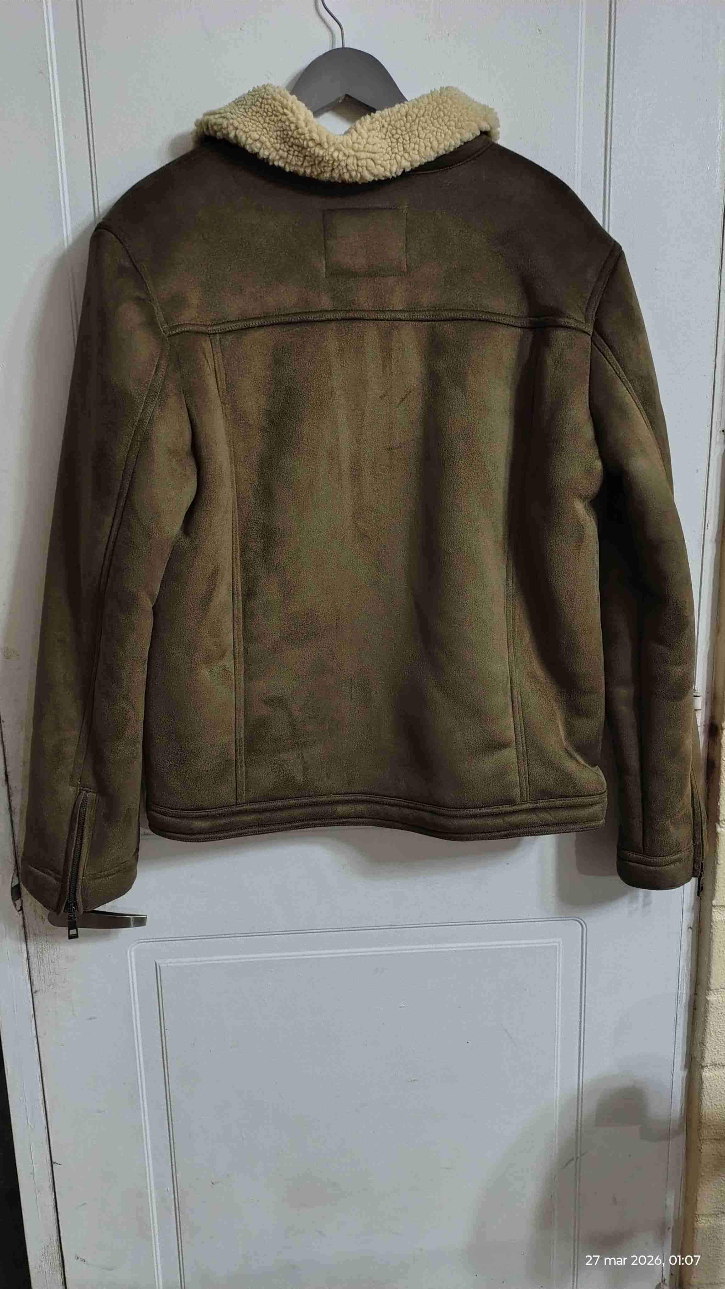 Chaqueta marrón estilo vintage-interior chiporro - miniatura 3