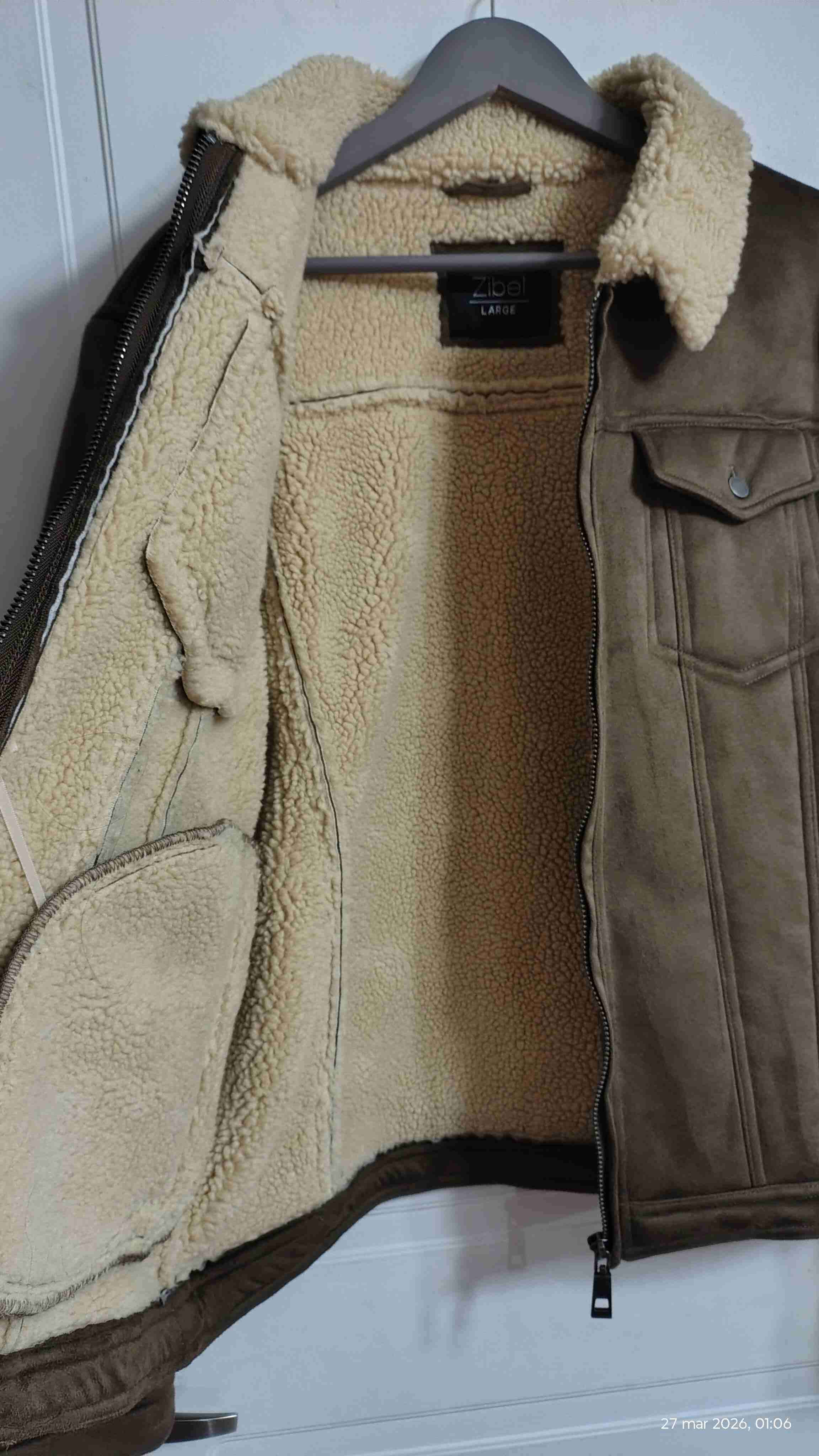 Chaqueta marrón estilo vintage-interior chiporro - miniatura 4