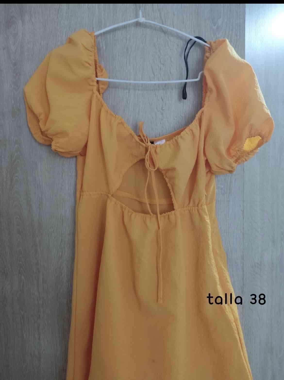 Vestido amarillo talla 38