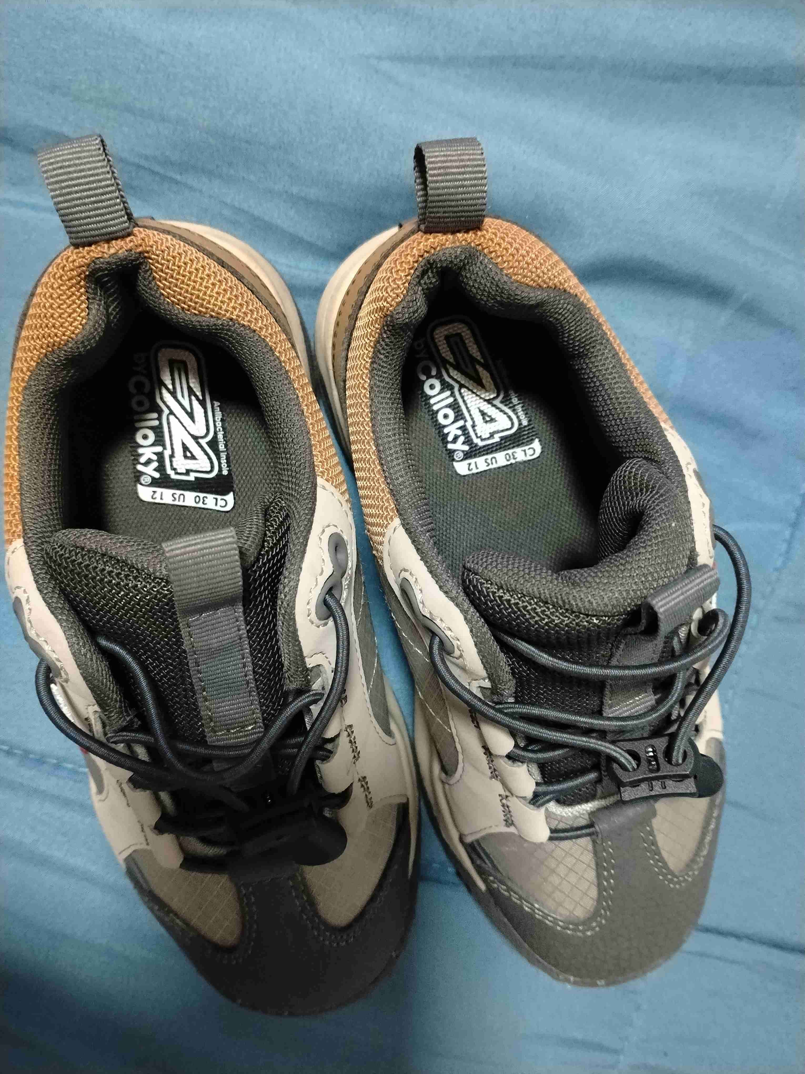 Zapatillas deportivas gris y beige - miniatura 5